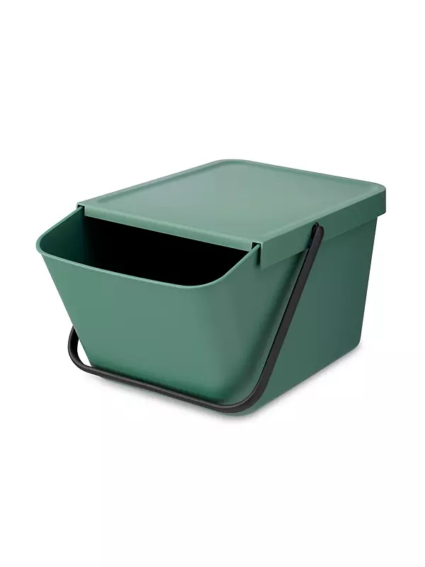 Stacking 6.6 gal. Recycling Bin with Lid