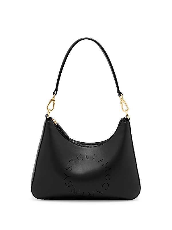 Shop Stella McCartney Small Perforated Logo Shoulder Bag Shop Stella McCartney Small Perforated Logo Shoulder Bag