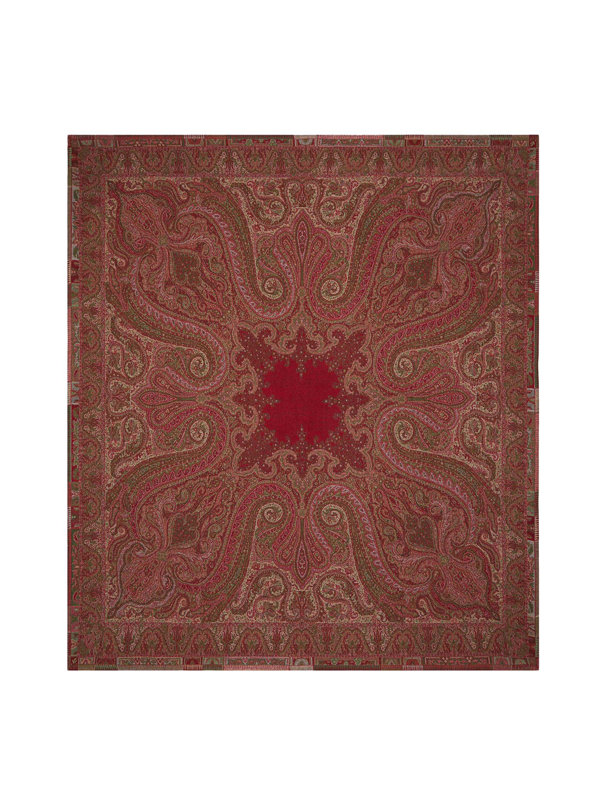 Etro Carvin Paisley Throw - Red