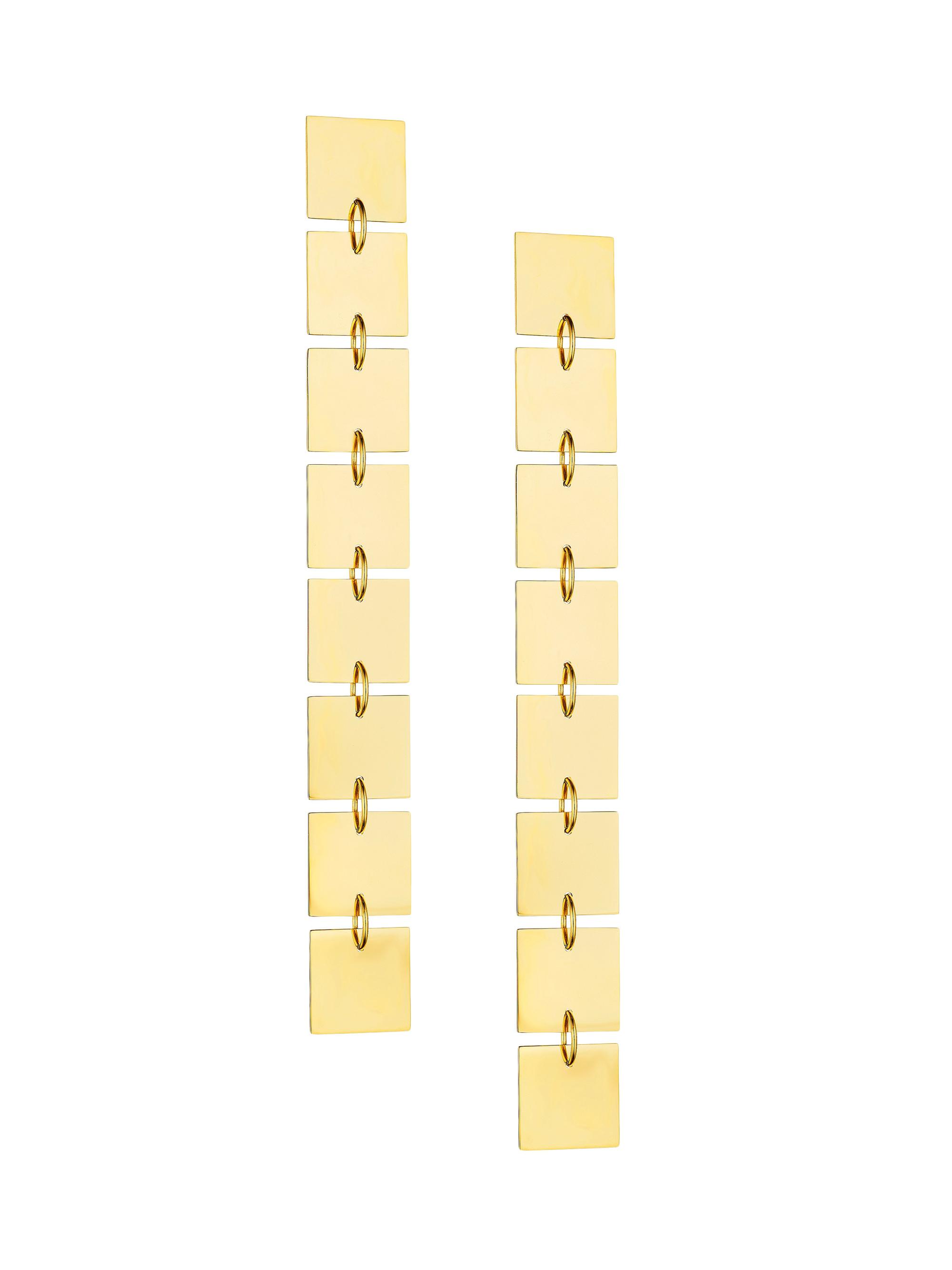 Cadar Women's Foundation 18K Yellow Gold Square Drop Earrings - Yellow Gold