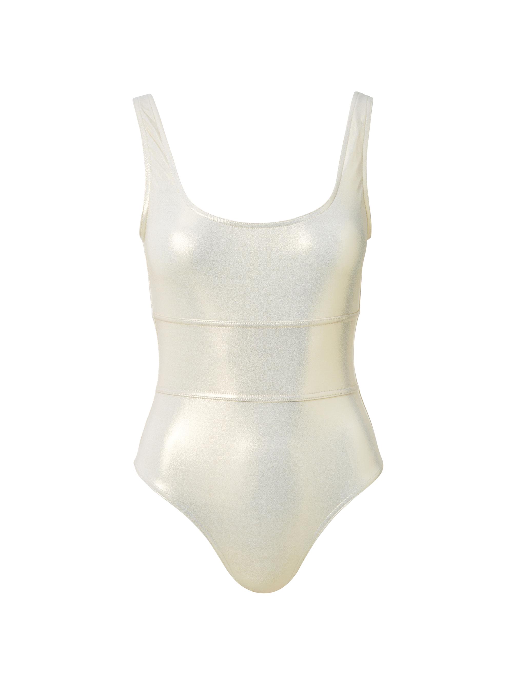Melissa Odabash Women's Perugia Metallic One-Piece Swimsuit - Gold