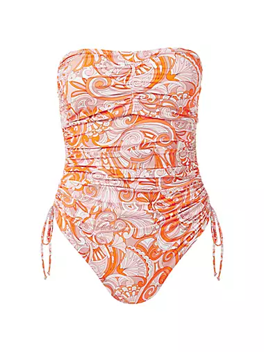 Ziah Bandeau One-Piece Swimsuit - Multicolor – SKYE