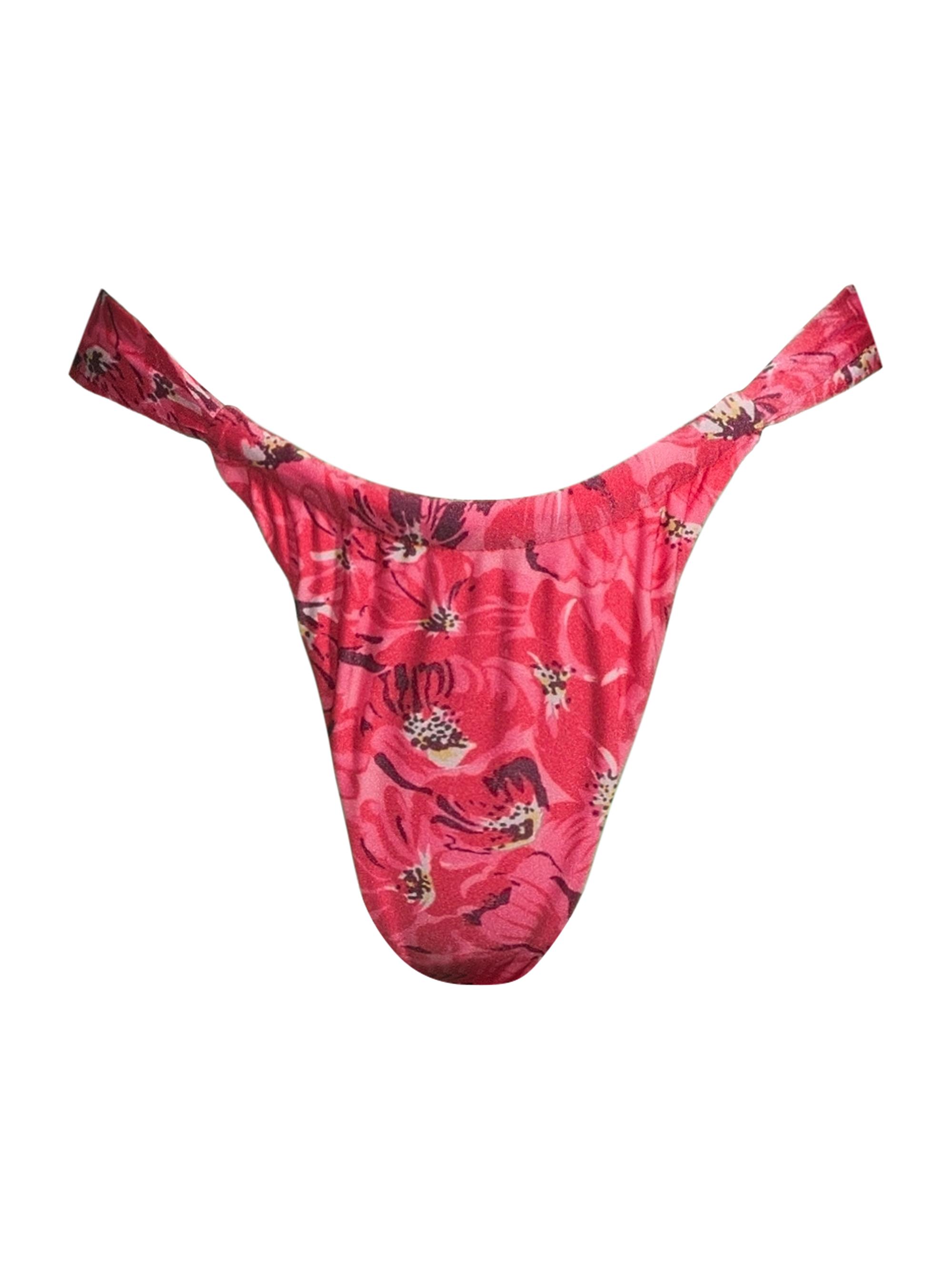 Faithfull the Brand Women's L'oasis Andez Floral Bikini Bottom - Floral Pink