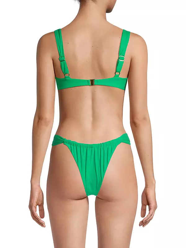 Shop Faithfull the Brand L'Oasis Sol Ruched Bikini Top