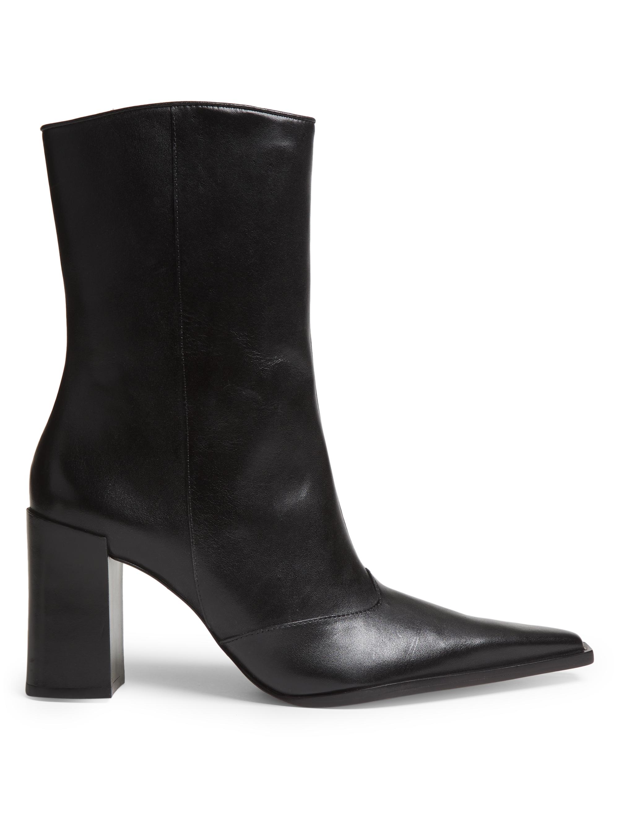 Proenza Schouler Cone 85MM Leather Ankle Booties | Saks Fifth Avenue