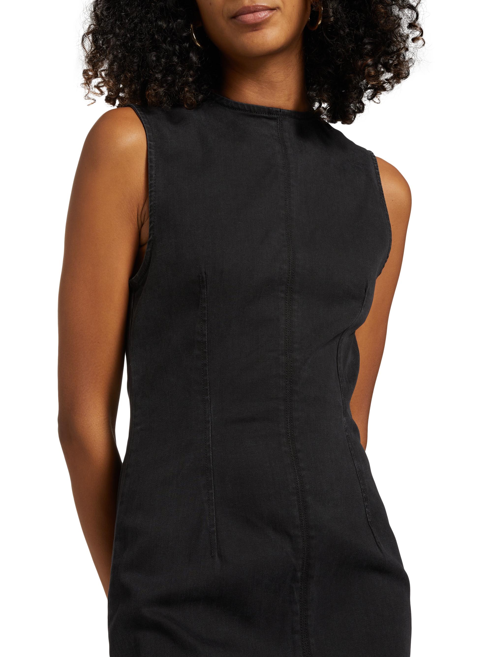 Reformation Kendi Denim Midi-Dress | Saks Fifth Avenue