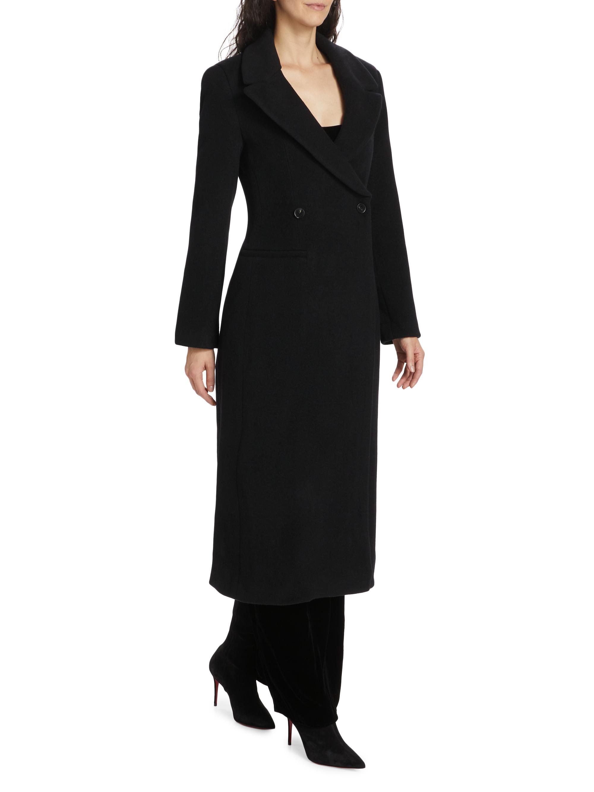 Reformation Oscar Wool-Blend Double-Breasted Coat | Saks Fifth Avenue