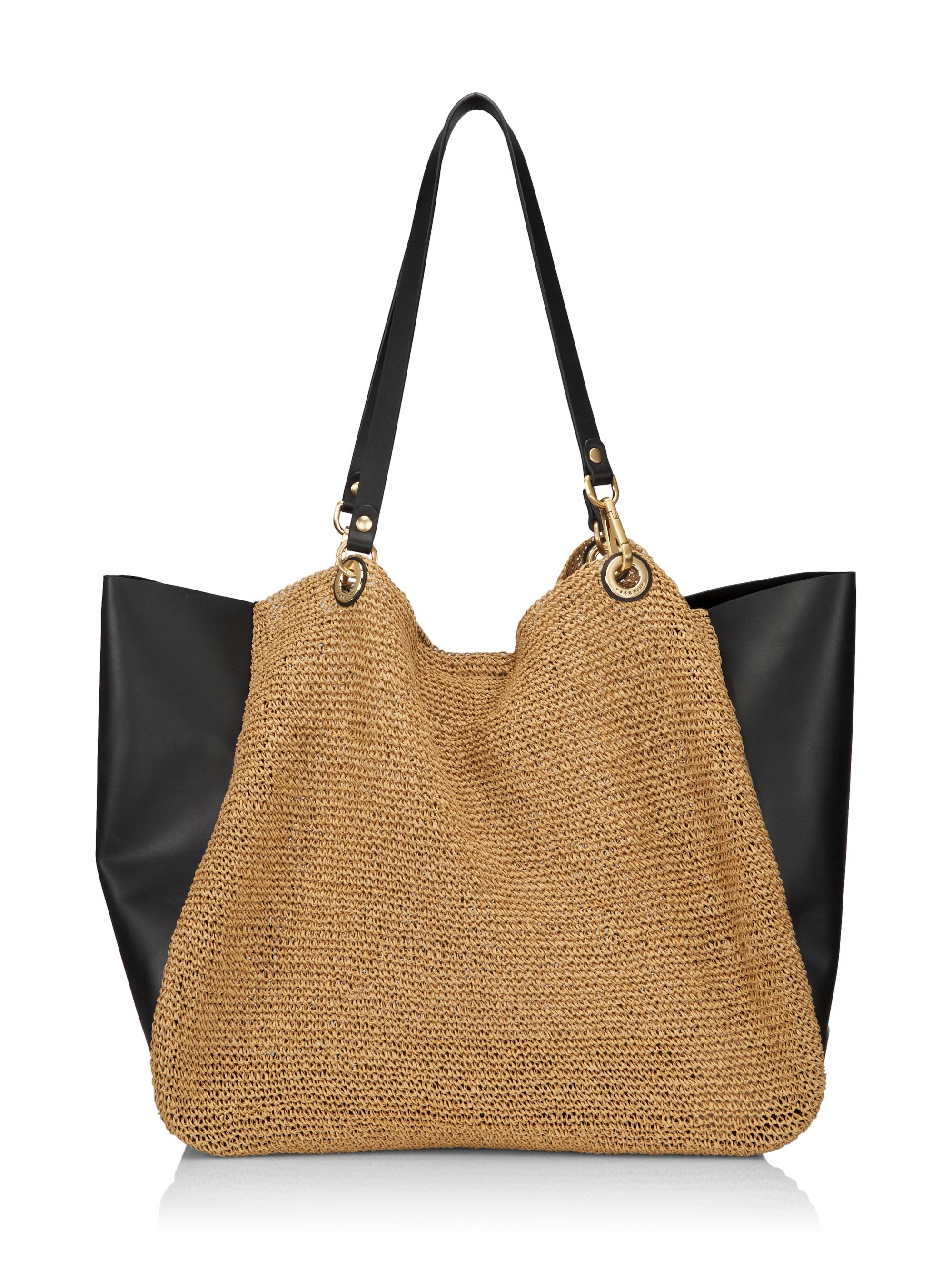 Shop rag & bone Revival Summer City Woven Tote Bag | Saks Fifth 