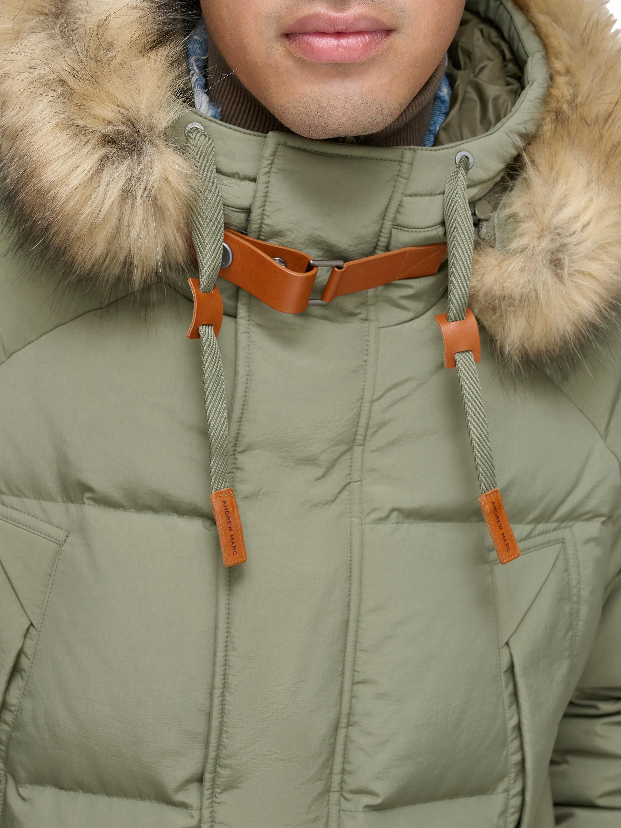 Andrew Marc Korsun Faux Fur-Trimmed Down Parka | Saks Fifth Avenue