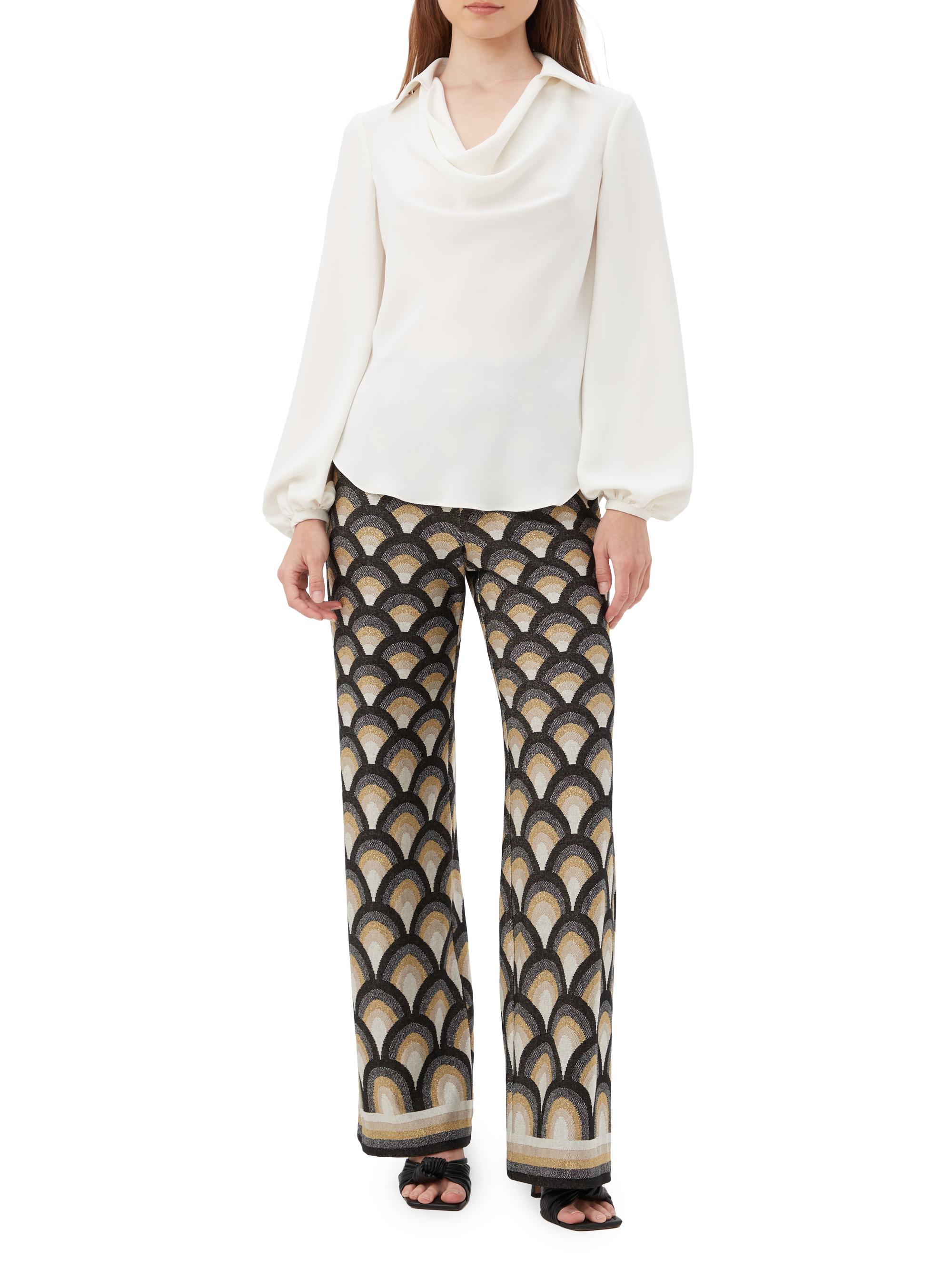 Trina Turk Asia Wide-Leg Jacquard Pants | Saks Fifth Avenue