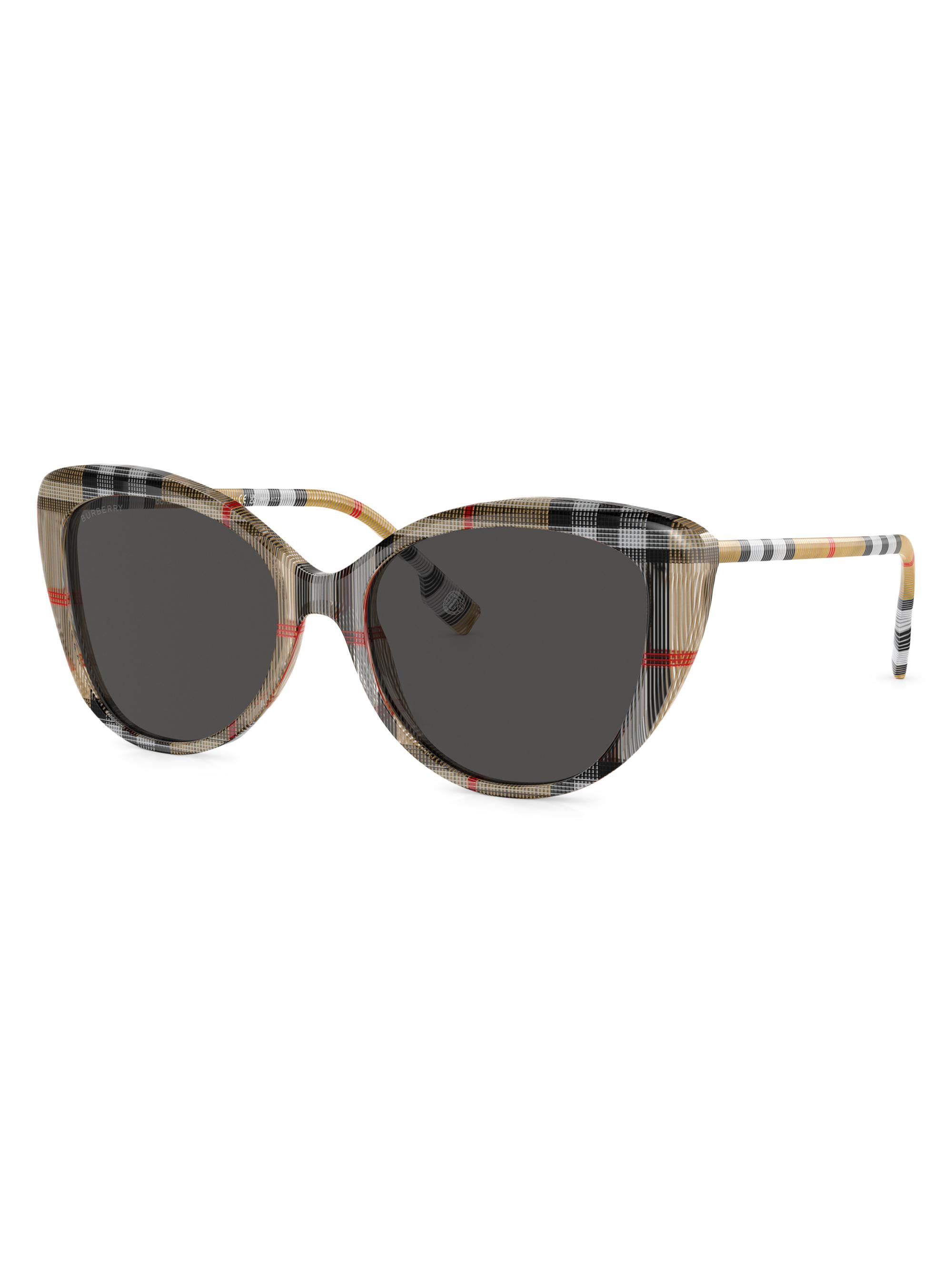 Burberry Women's 54MM Cat-Eye Sunglasses - Gunmetal