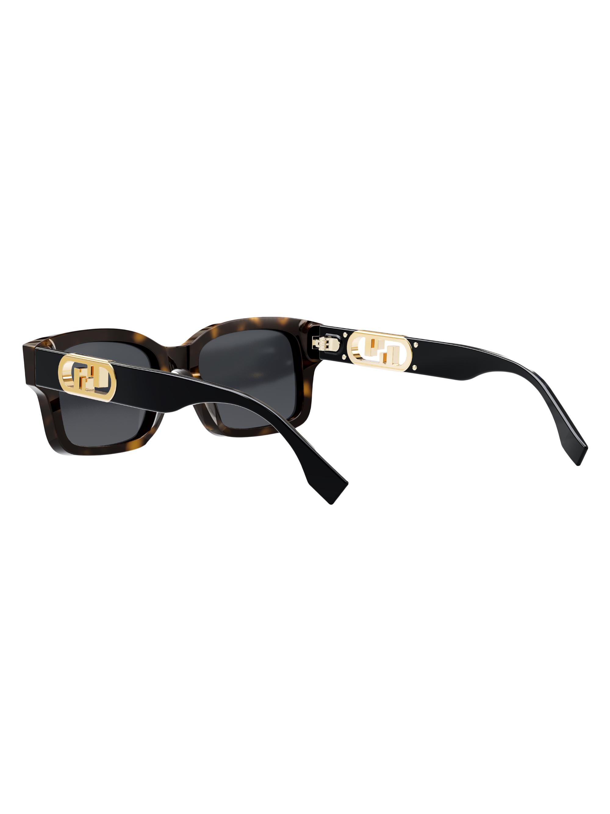 \'Fendi O\'Lock 53mm Rectangular Sunglasses brand new Fendi - O main image 3