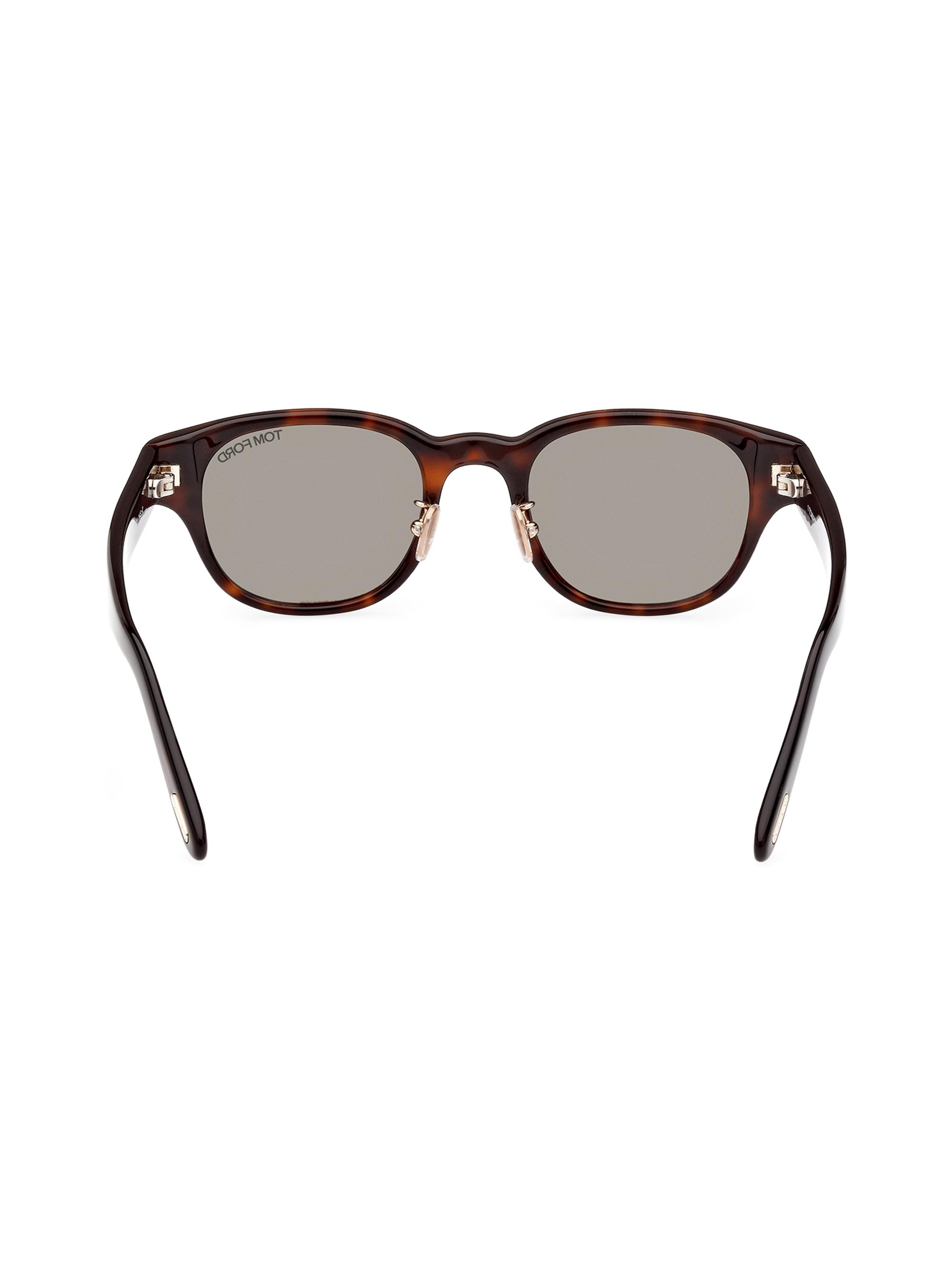 Tom Ford 48mm Tortoise Shell Acetate Sunglasses TOM FORD Icon 48mm Acetate Square Sunglasses | Neiman Marcus main image 4