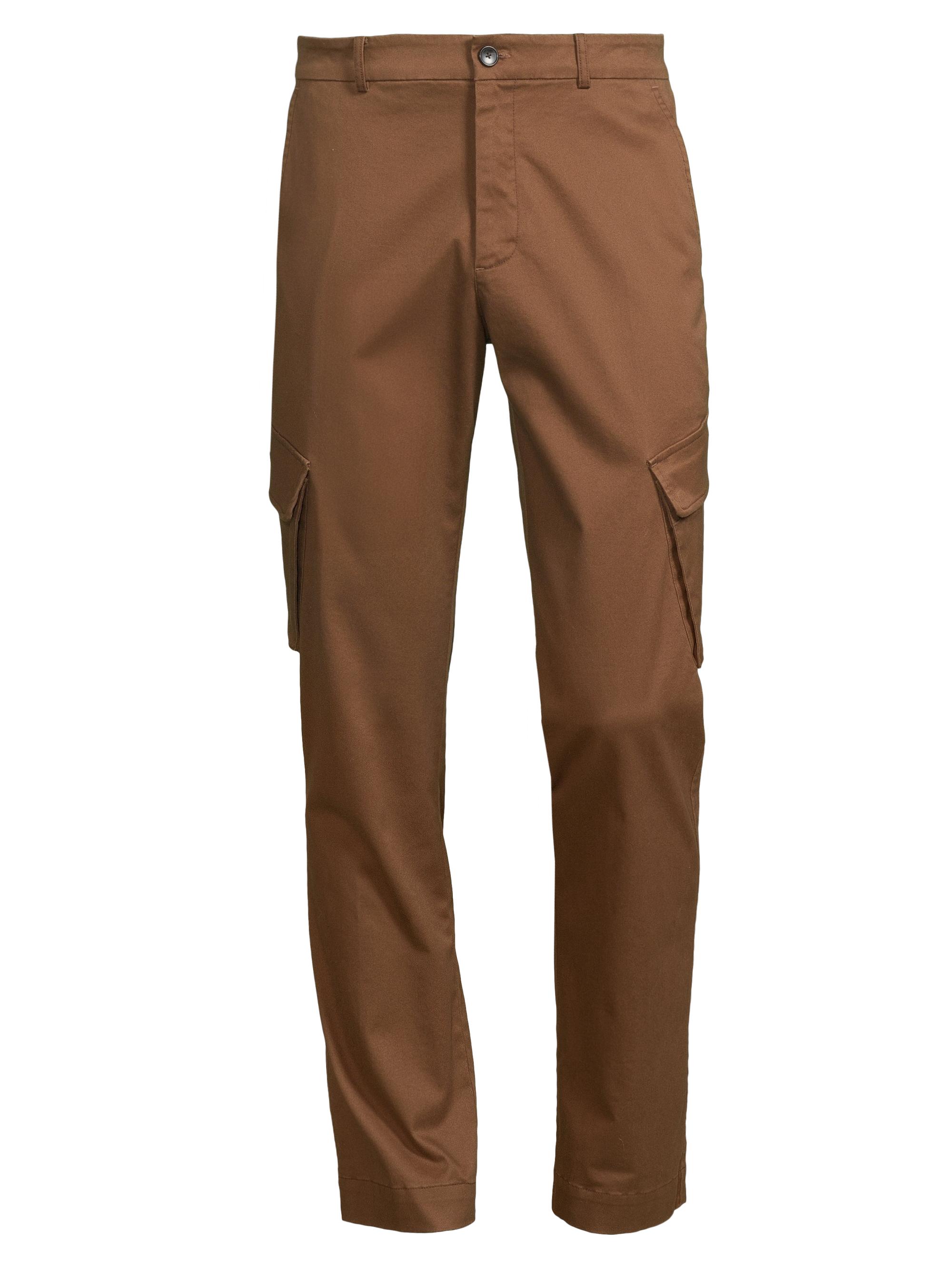 ATM Anthony Thomas Melillo Men's Twill Cargo Pants - Pecan Brown