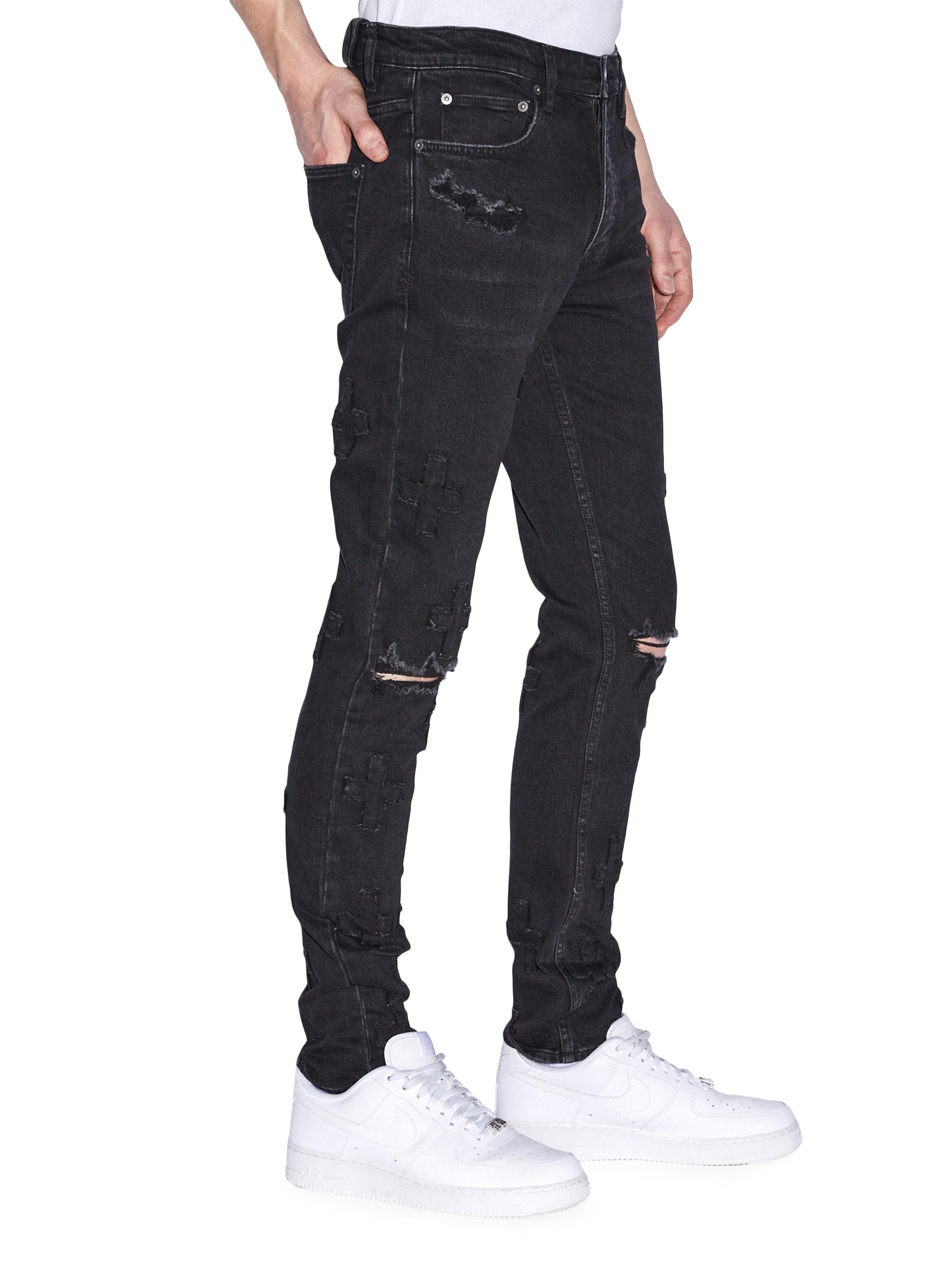 Ksubi Chitch Kraftwork Distresed Slim-Fit Jeans | Saks Fifth Avenue