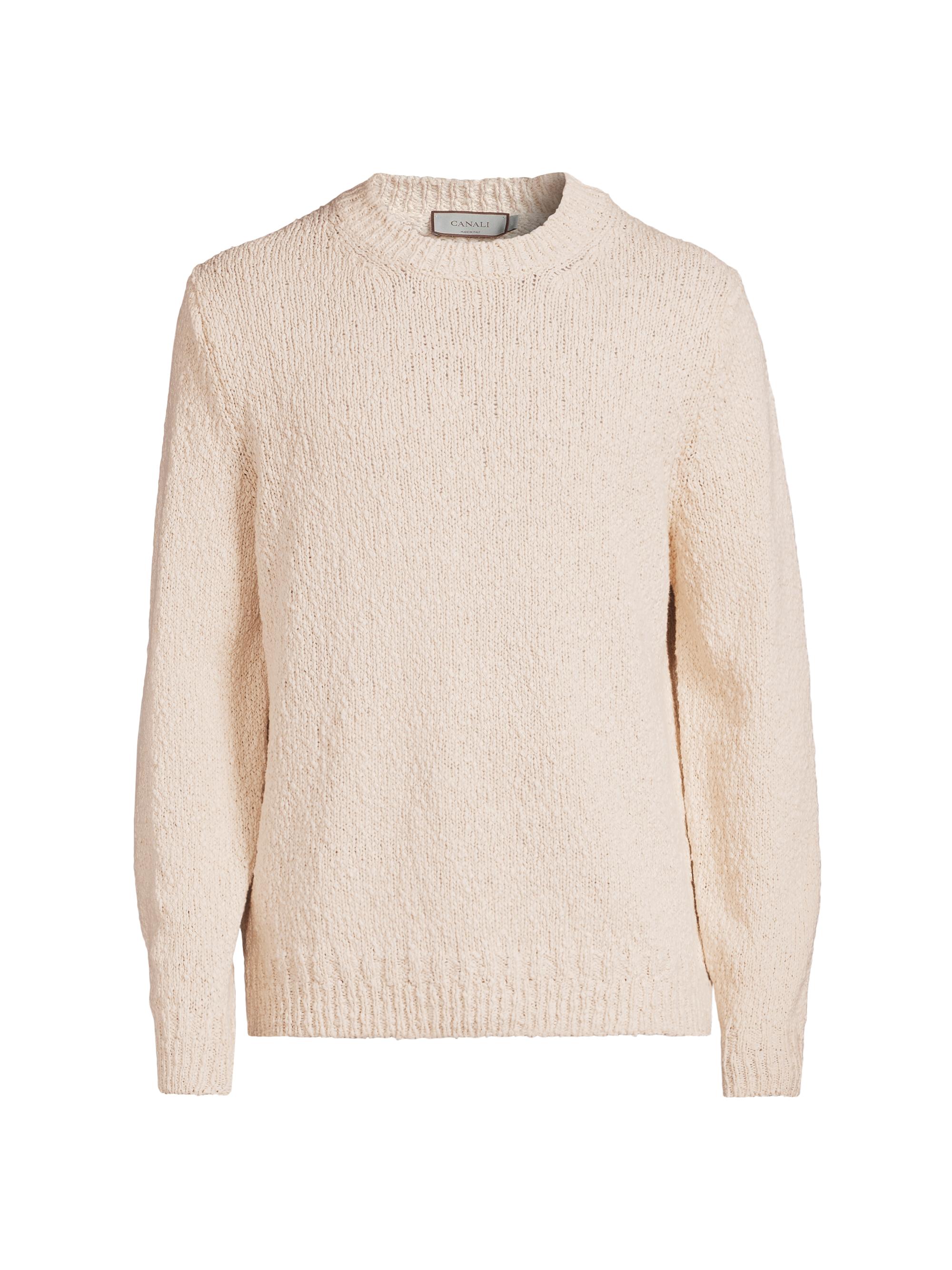 Canali Cotton Crewneck Sweater Saks Fifth Avenue