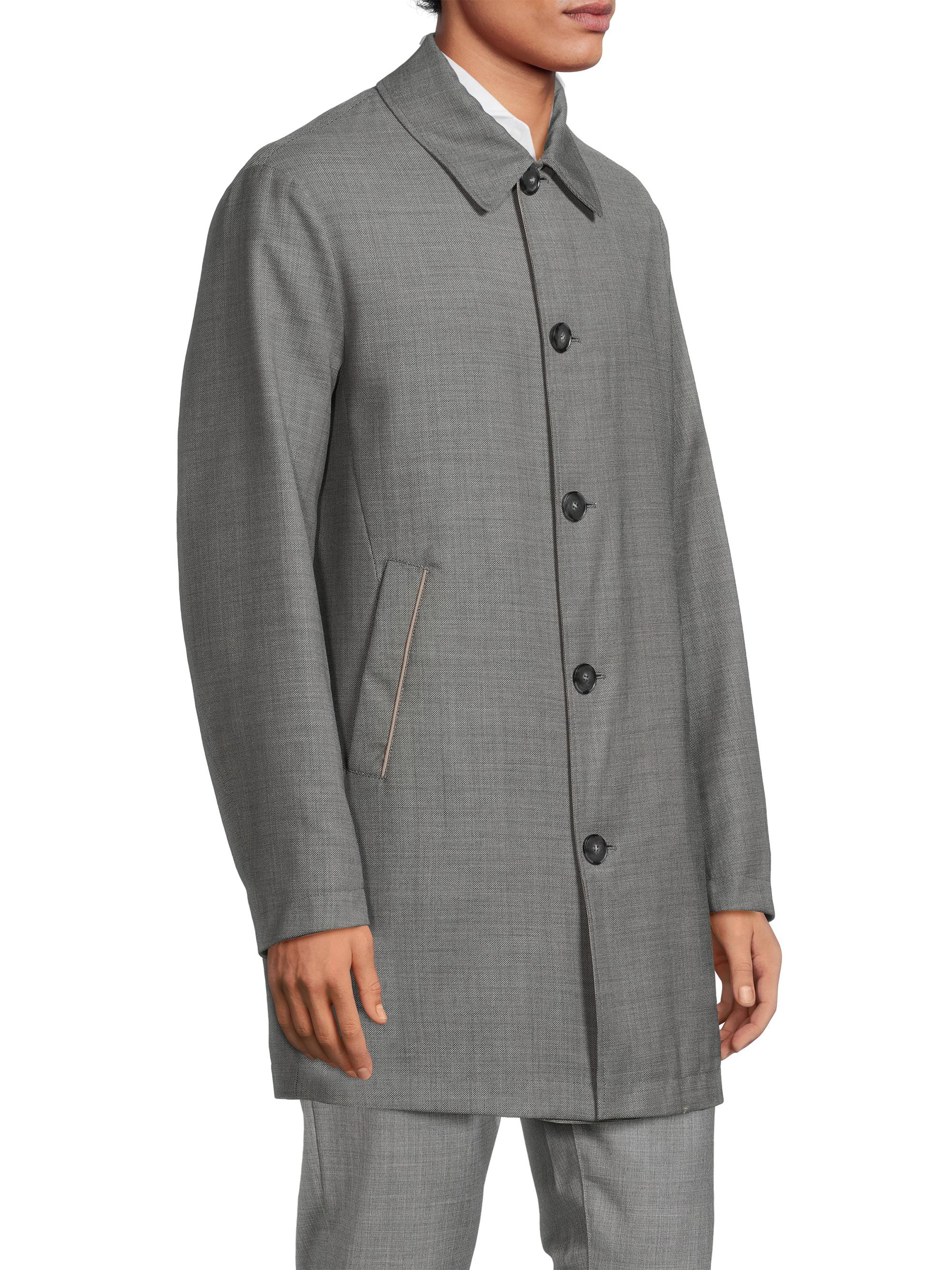 Canali Impeccable Reversible Raincoat | Saks Fifth Avenue