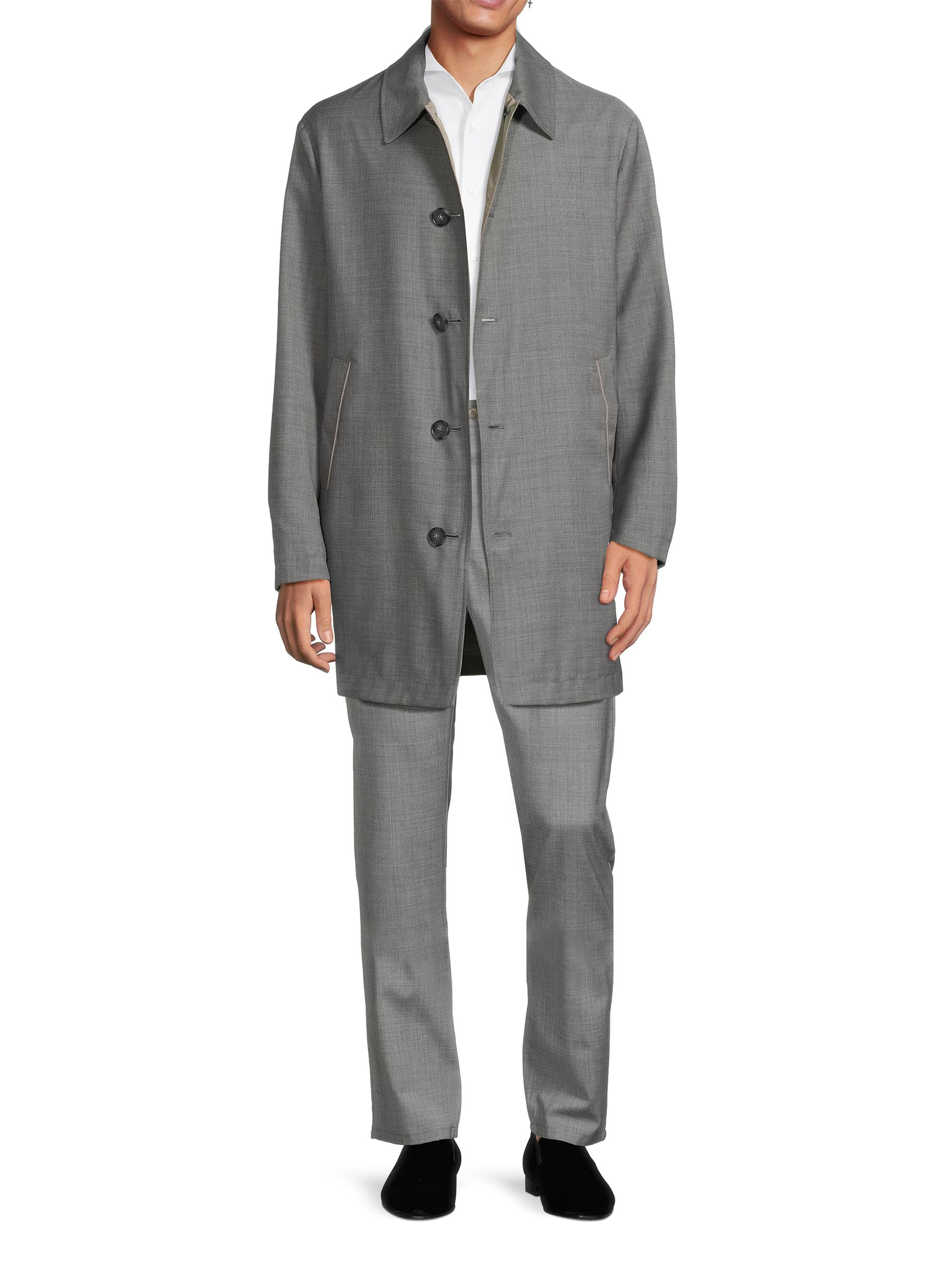 Canali Impeccable Reversible Raincoat | Saks Fifth Avenue