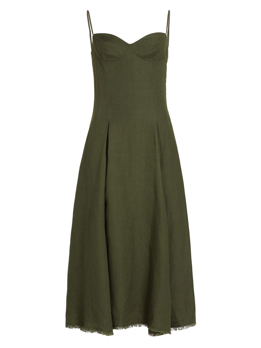 simkhai analise bustier midi dress SIMKHAI Analise Bustier Midi Dress