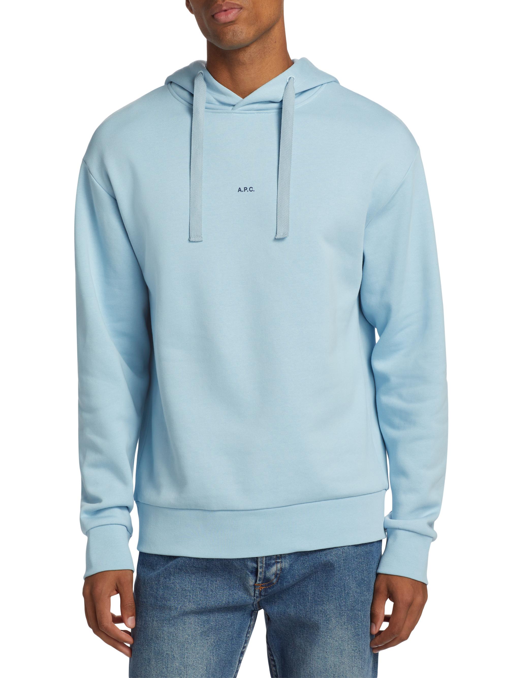 A.P.C. Larry Logo Hoodie | Saks Fifth Avenue