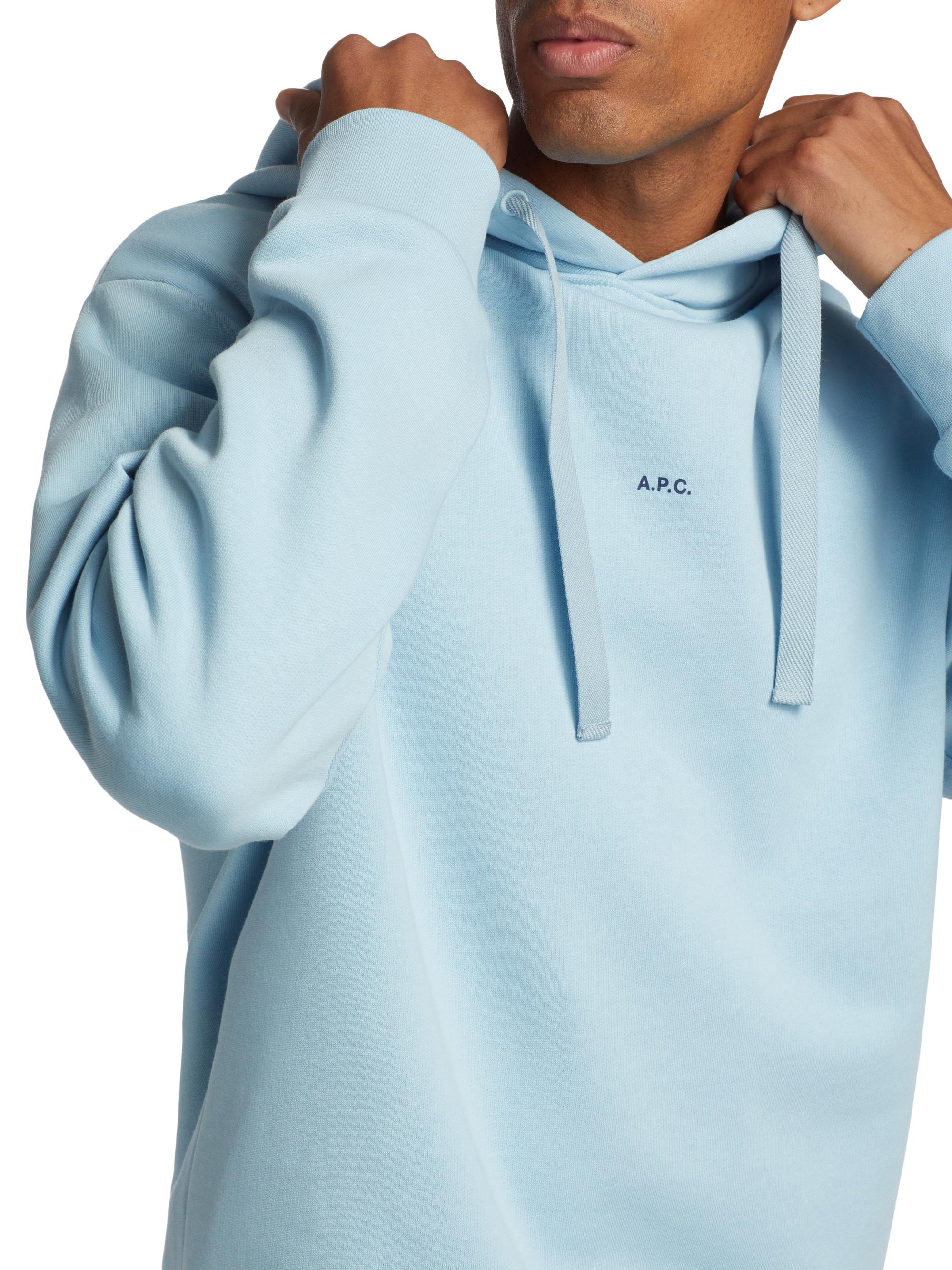 A.P.C. Larry Logo Hoodie | Saks Fifth Avenue