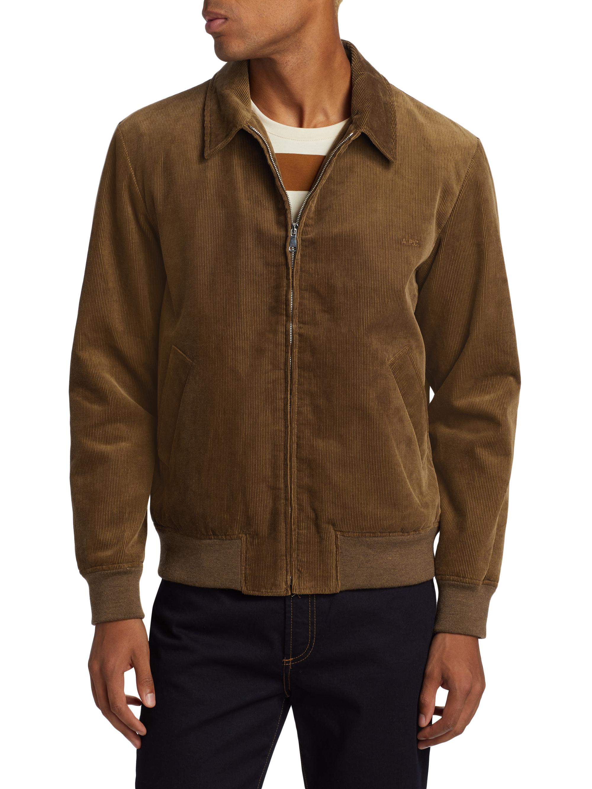 A.P.C. Gilles Corduroy Boxy-Fit Jacket | Saks Fifth Avenue