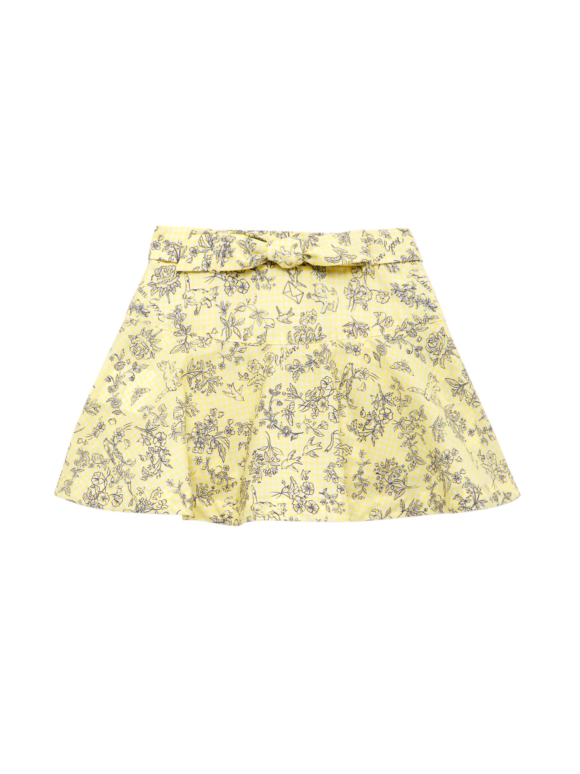 Golden Goose Little Girl's & Girl's Journey Volant Floral Skirt - Lemonade Eclipse