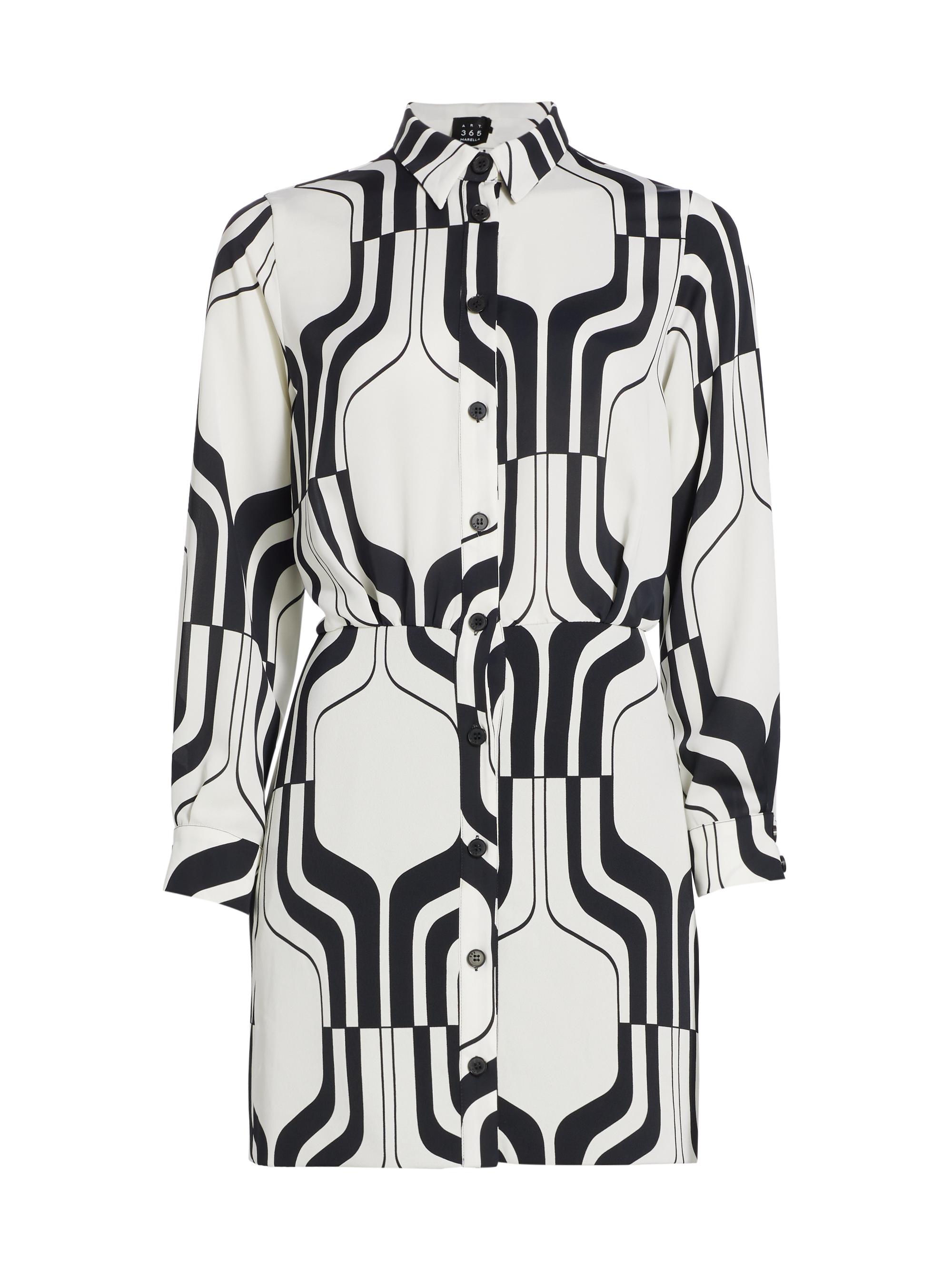Robe Marella A-Line Noire – Femme Taille 8, Manches Longues, Longueur Genou, Très Bon état