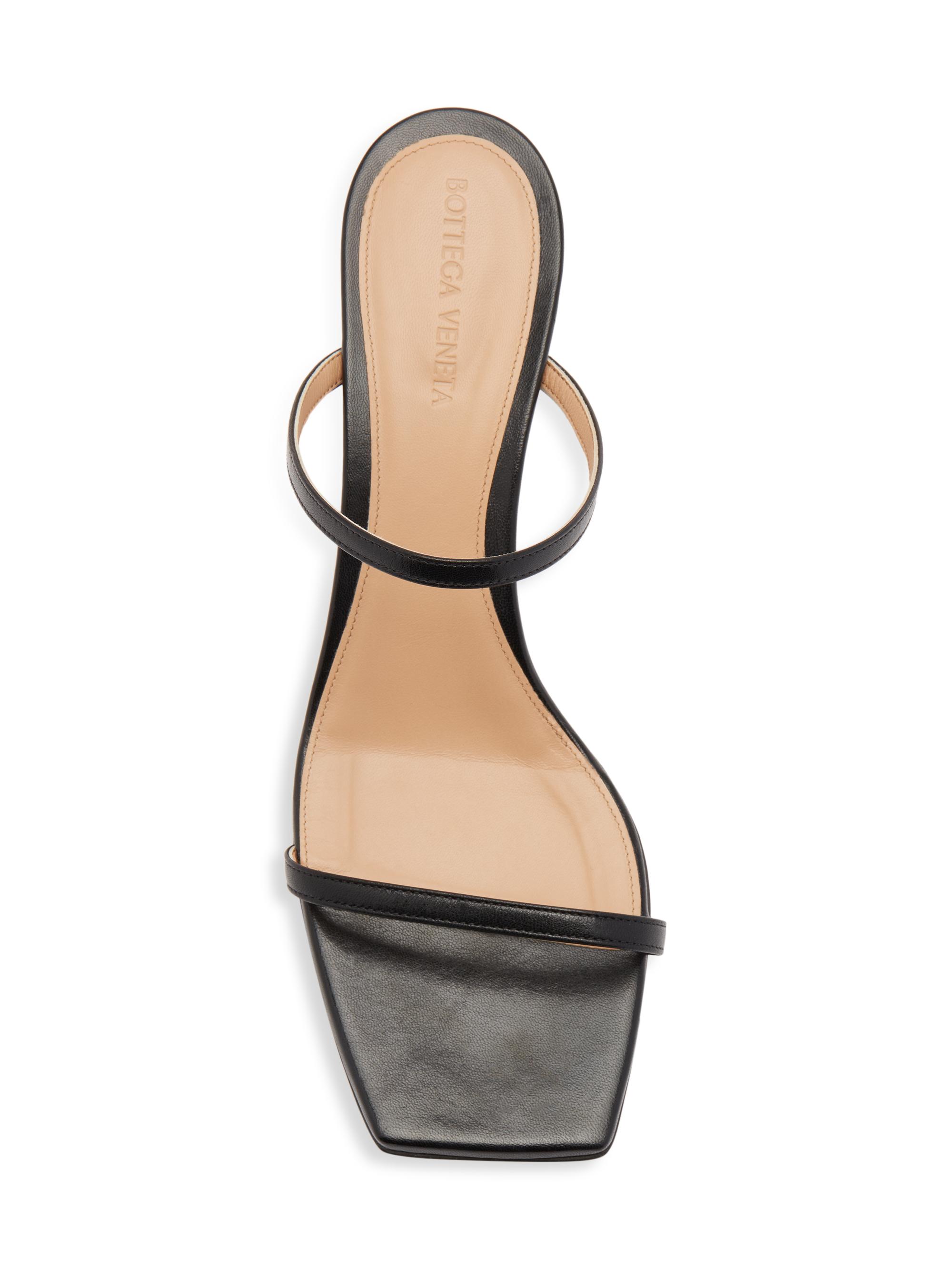 Bottega Veneta 45MM Knot Heel Leather Sandals | Saks Fifth