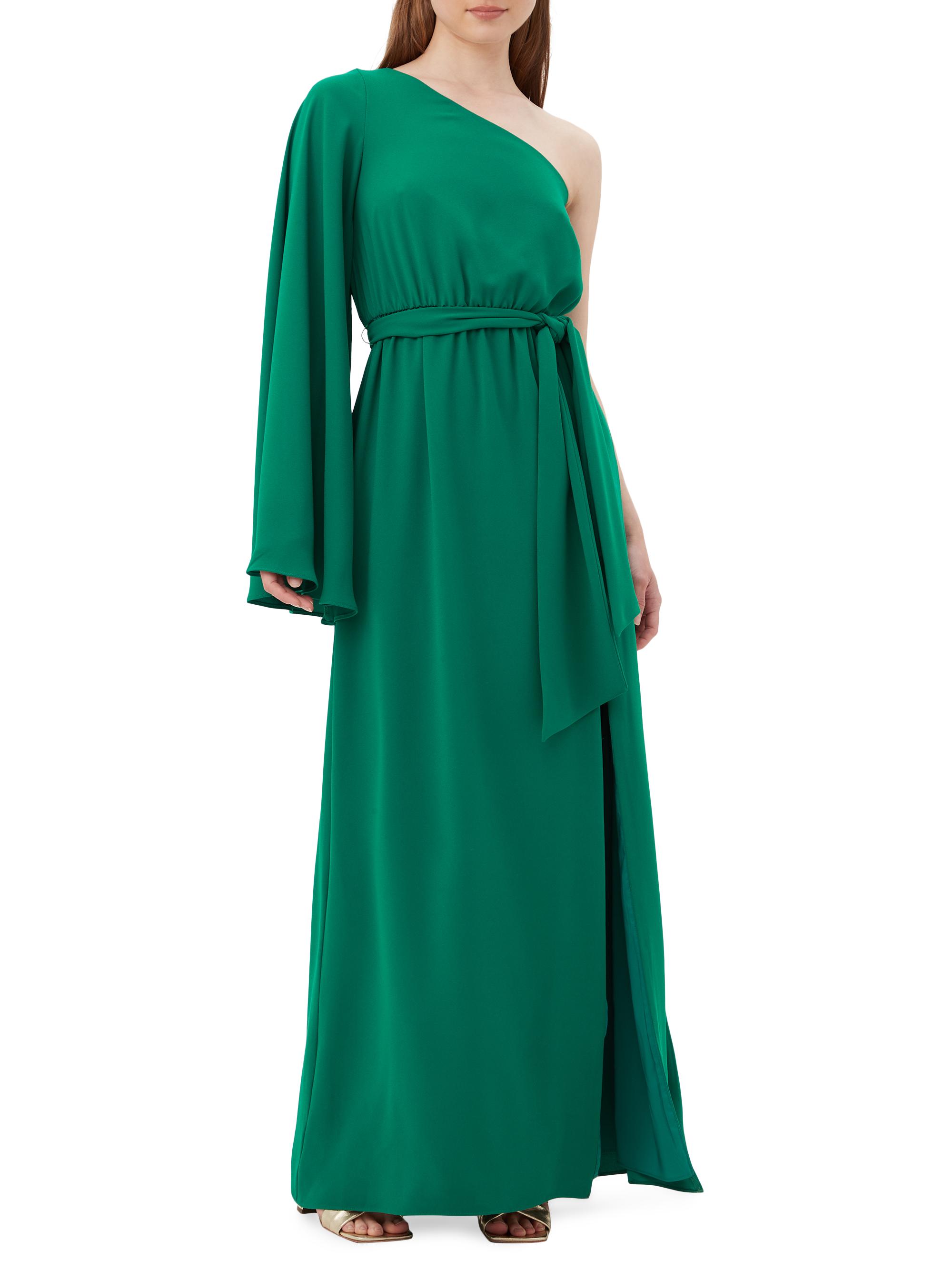Trina Turk Amida Satin One-Shoulder Maxi Dress | Saks Fifth Avenue