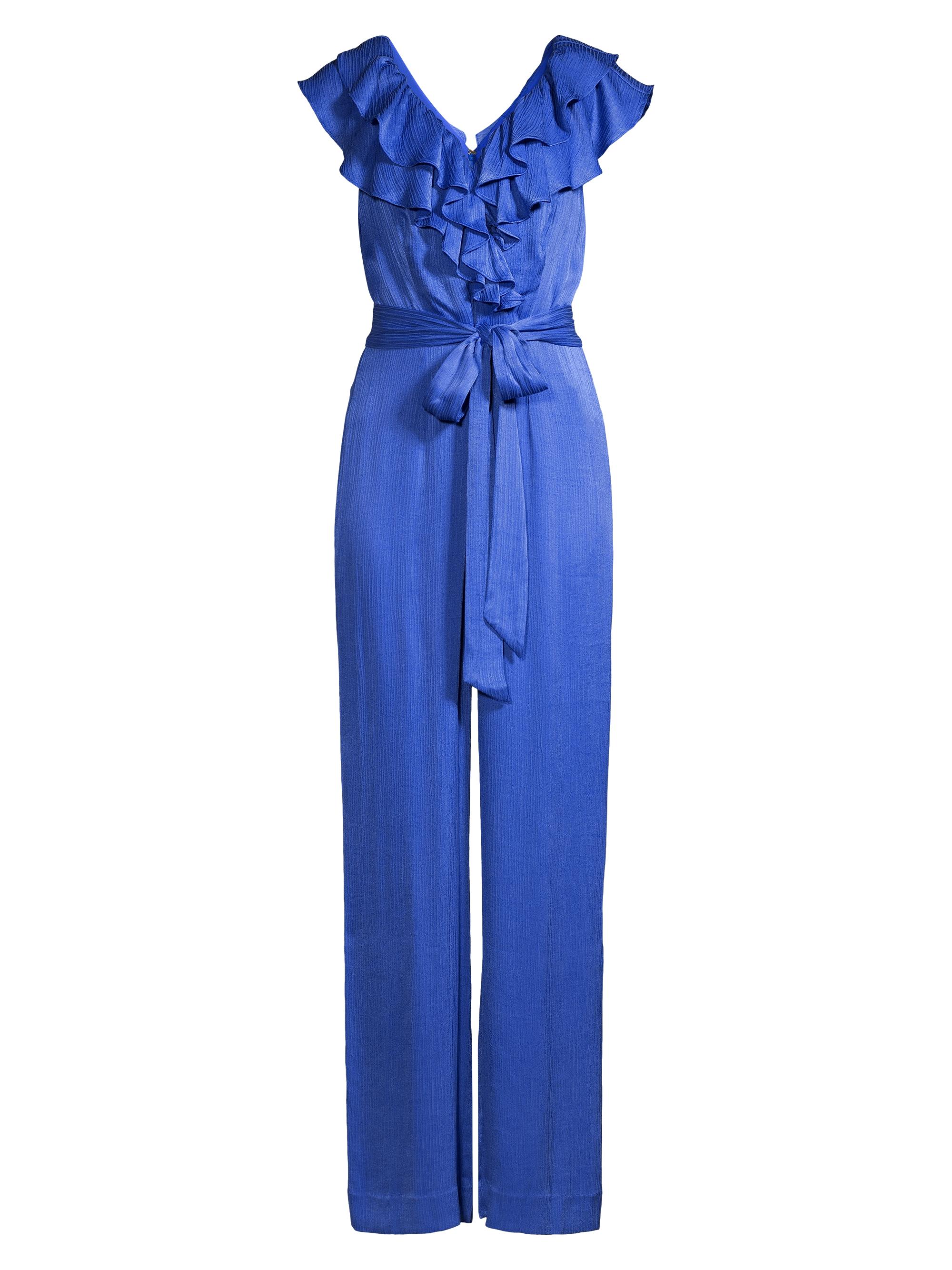 Lilly Pulitzer Women's Amata Ruffle Jumpsuit - Alba Blue