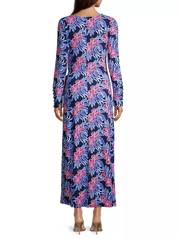 Bryson Floral Long-Sleeve Maxi Dress