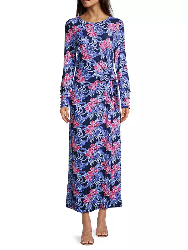 Bryson Floral Long-Sleeve Maxi Dress