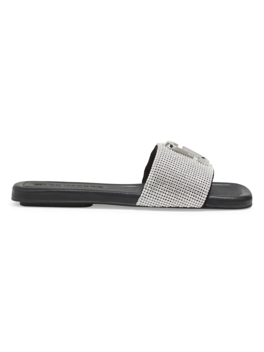 ★Marc Jacobs★9月8日までの特価★The J Marc Heeled Sandal Marc Jacobs 65MM The Rhinestone J Marc Heeled Sandal | Saks