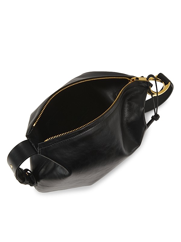 Shop Jil Sander Small Moon Leather Shoulder Bag | Saks Fifth Shop Jil Sander Small Moon Leather Shoulder Bag | Saks Fifth