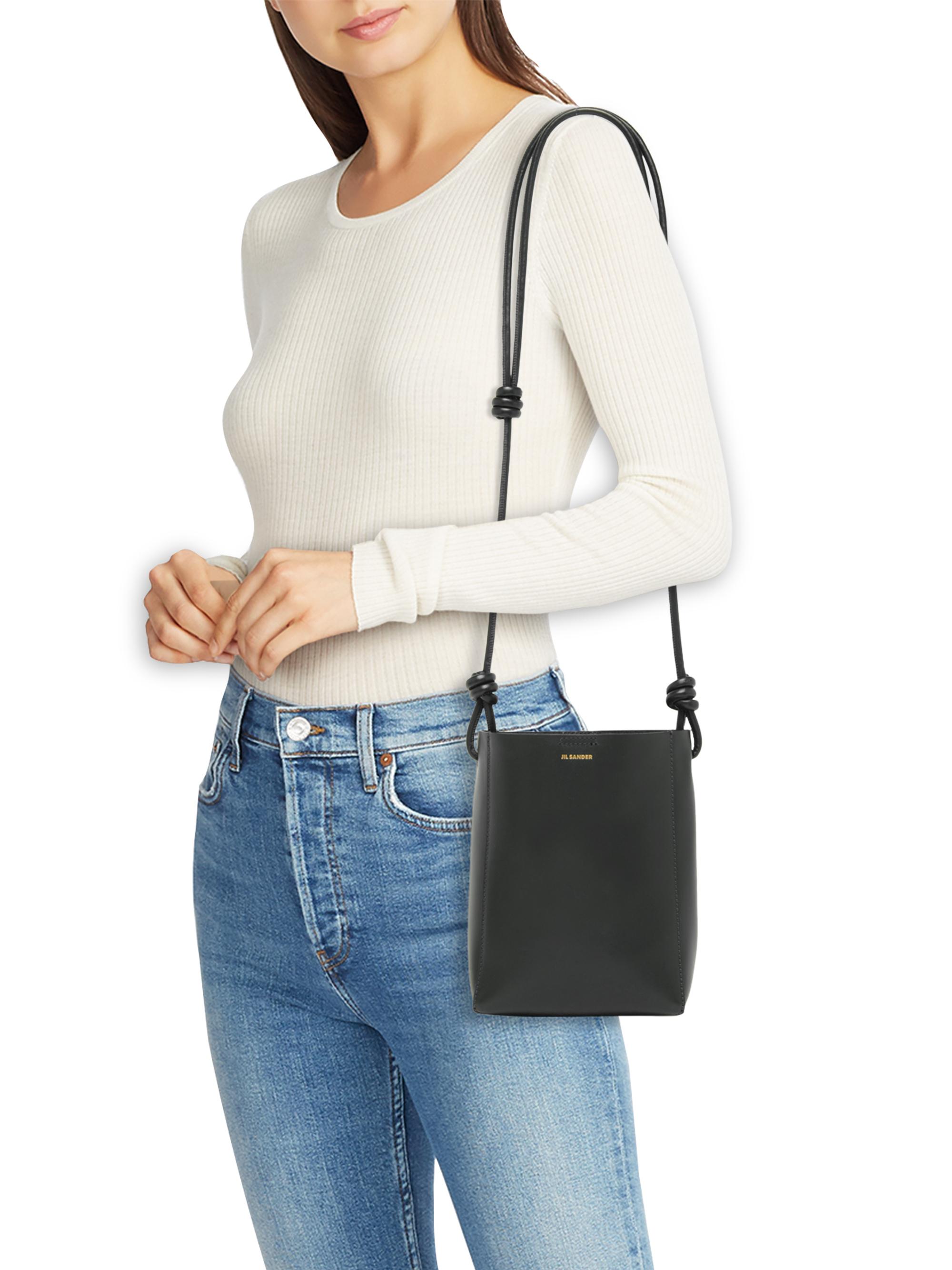 バッグ JIL SANDER GIRO CROSSBODY Jil Sander Giro Leather Crossbody Bag | Saks Fifth Avenue