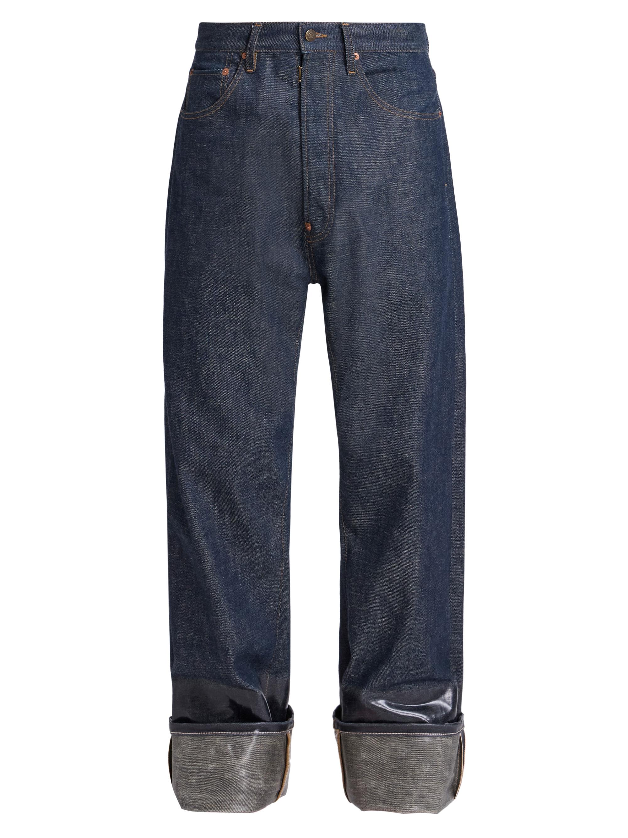 Maison Margiela Men's Oversized 5-Pocket Jeans - Indigo