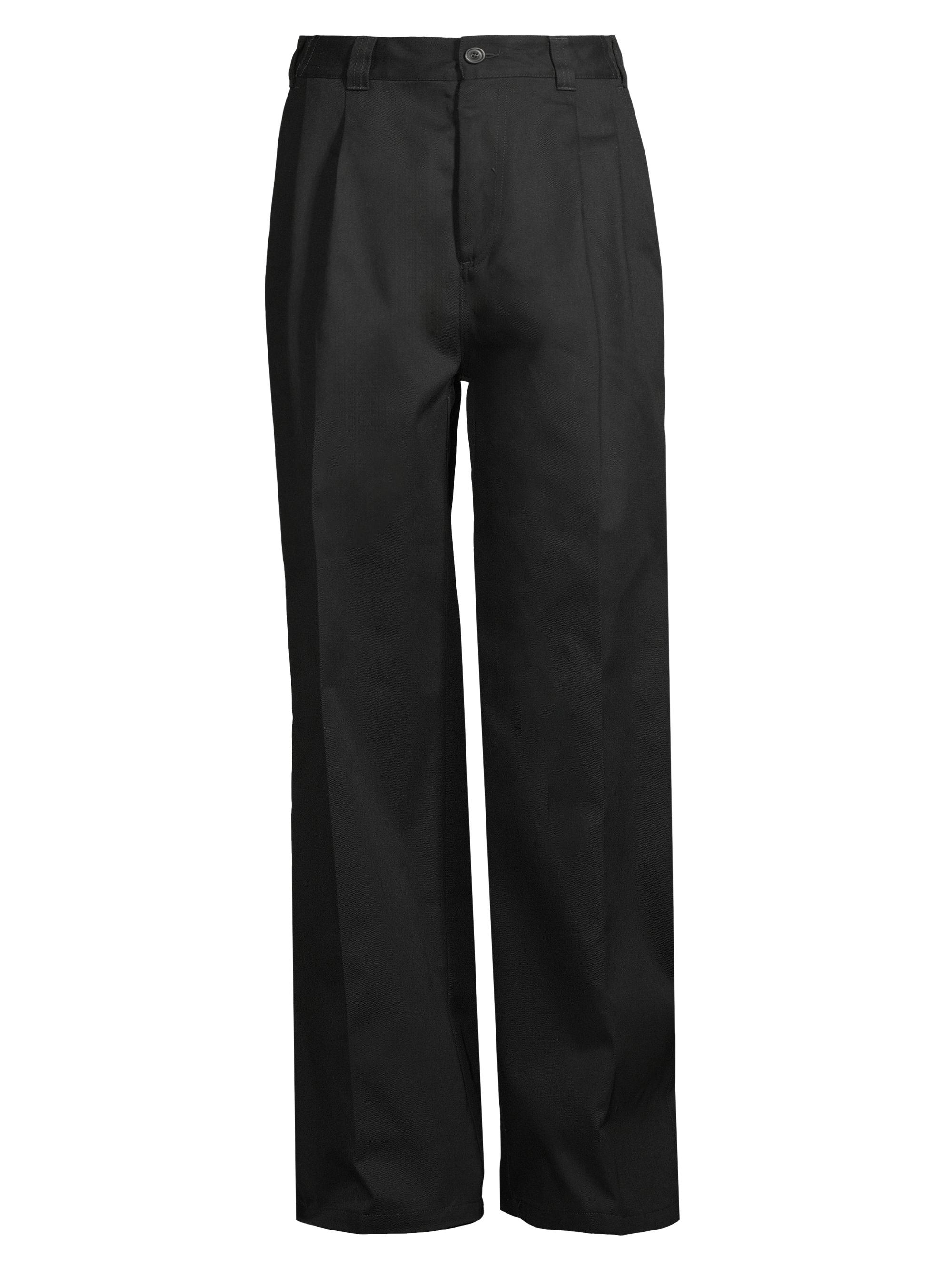 Maison Margiela Men's Cotton-Blend Wide Leg Pants - Black