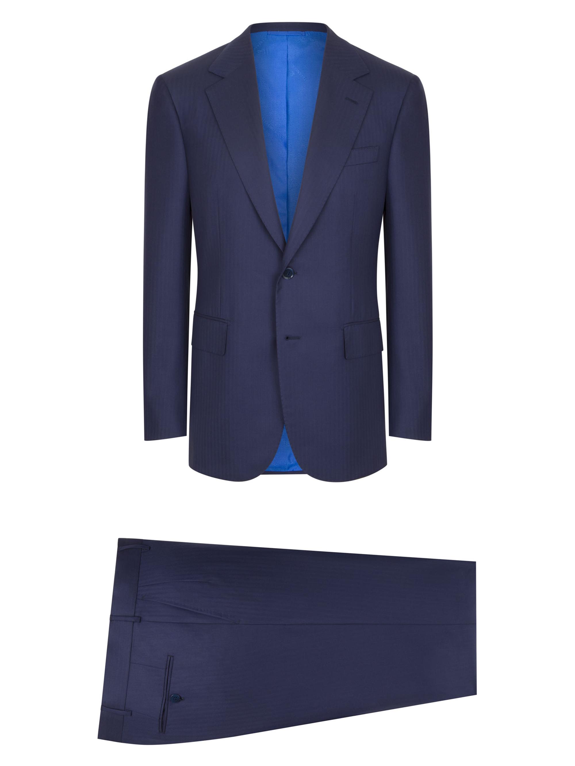 Stefano Ricci Men's Two-Button Suit - Navy Blue