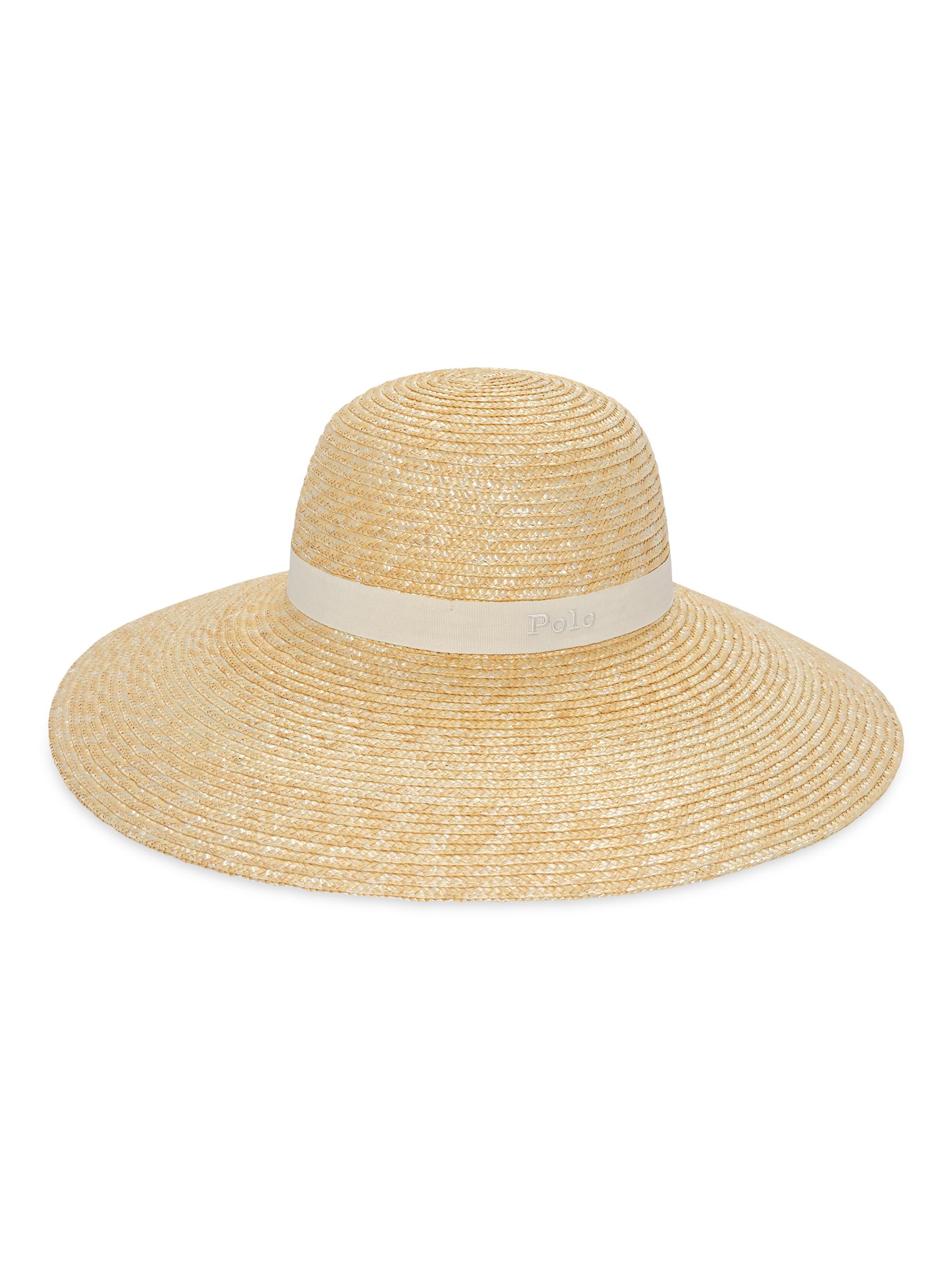 Lauren Ralph Lauren Sunhat Lauren Ralph Lauren LOGO RAFFIA SUN HAT - Hat - natural  main image 4