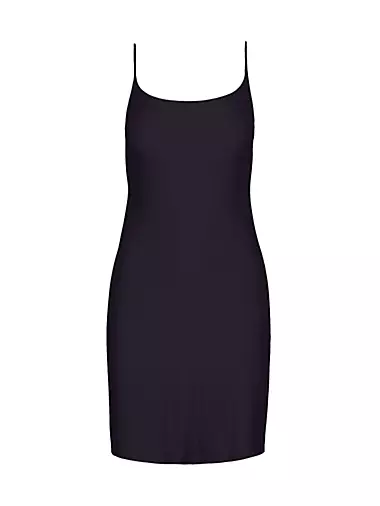 Commando Control Two-Faced Tech Strapless Shaping Slip Dress Black Size L