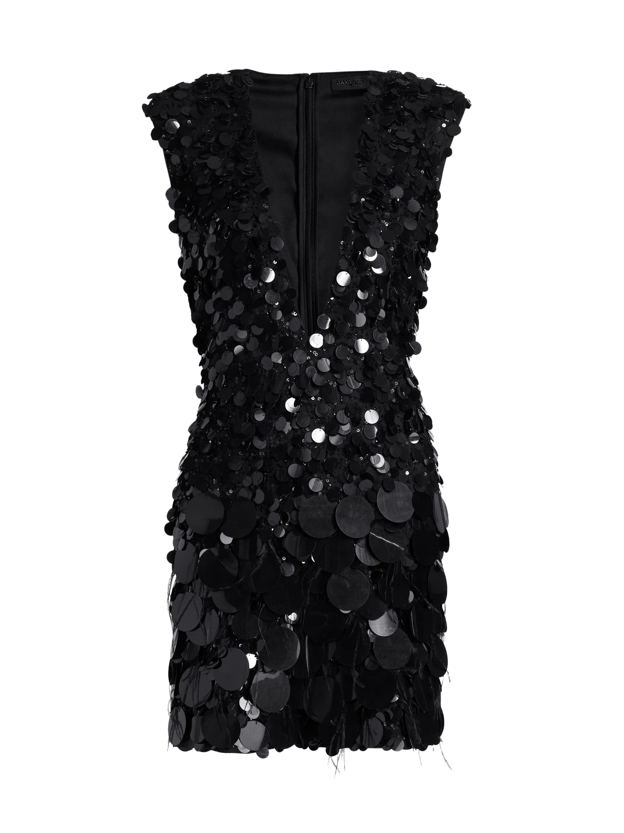 Ramy Brook Women's Lacey Embellished Sleeveless Minidress - Silver Paillette