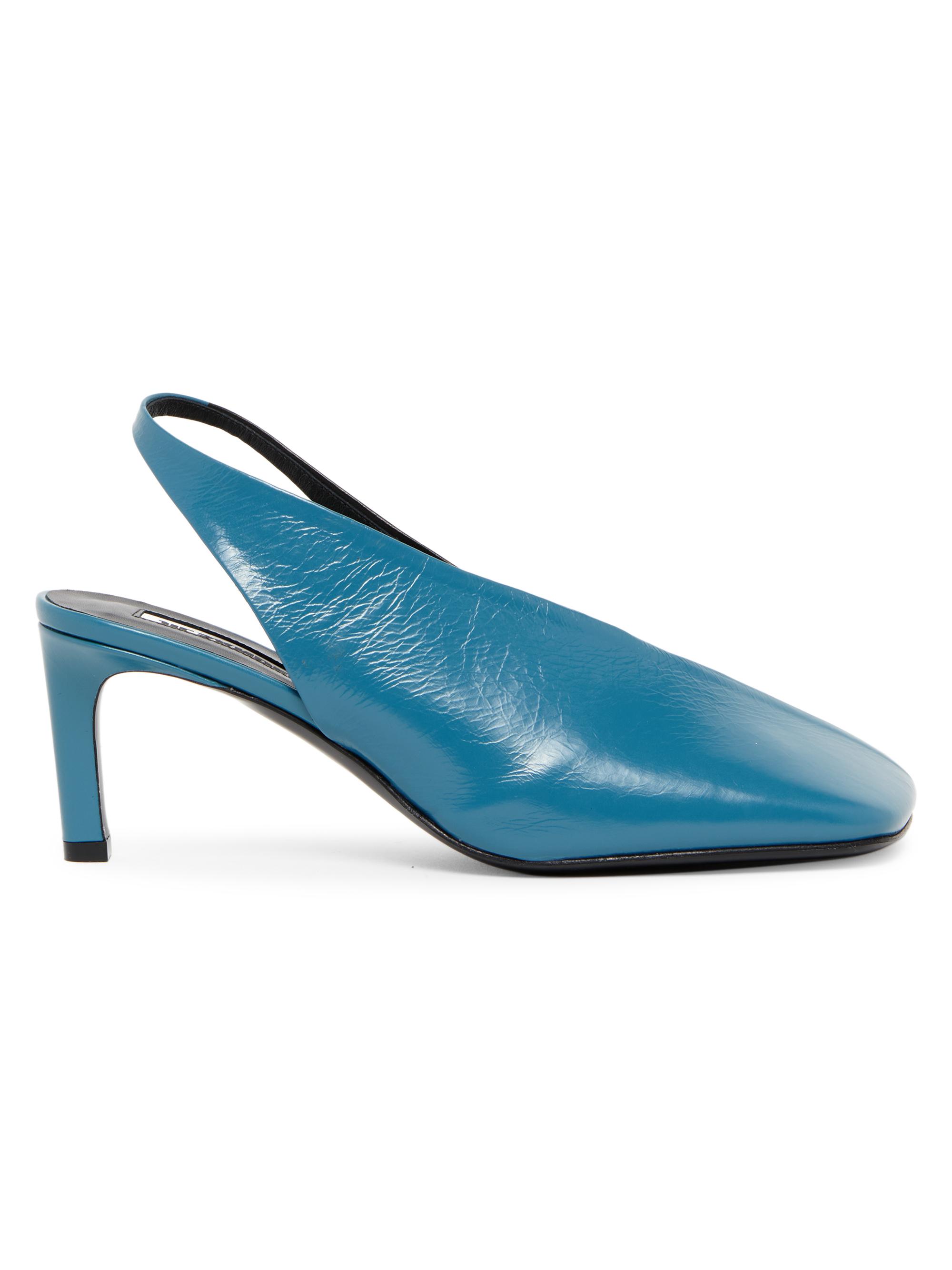 Jil Sander 65MM Colorblocked Leather Slingback Pumps | Saks