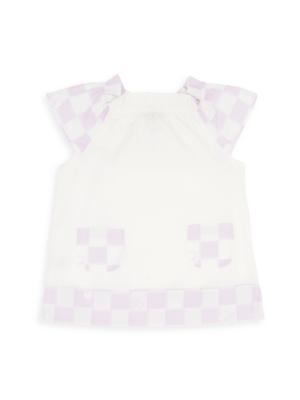 Versace Baby White amp; Pink Allover Three-Piece Set
