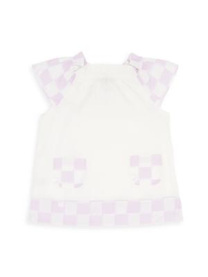 Versace Baby White amp; Pink Allover Three-Piece Set