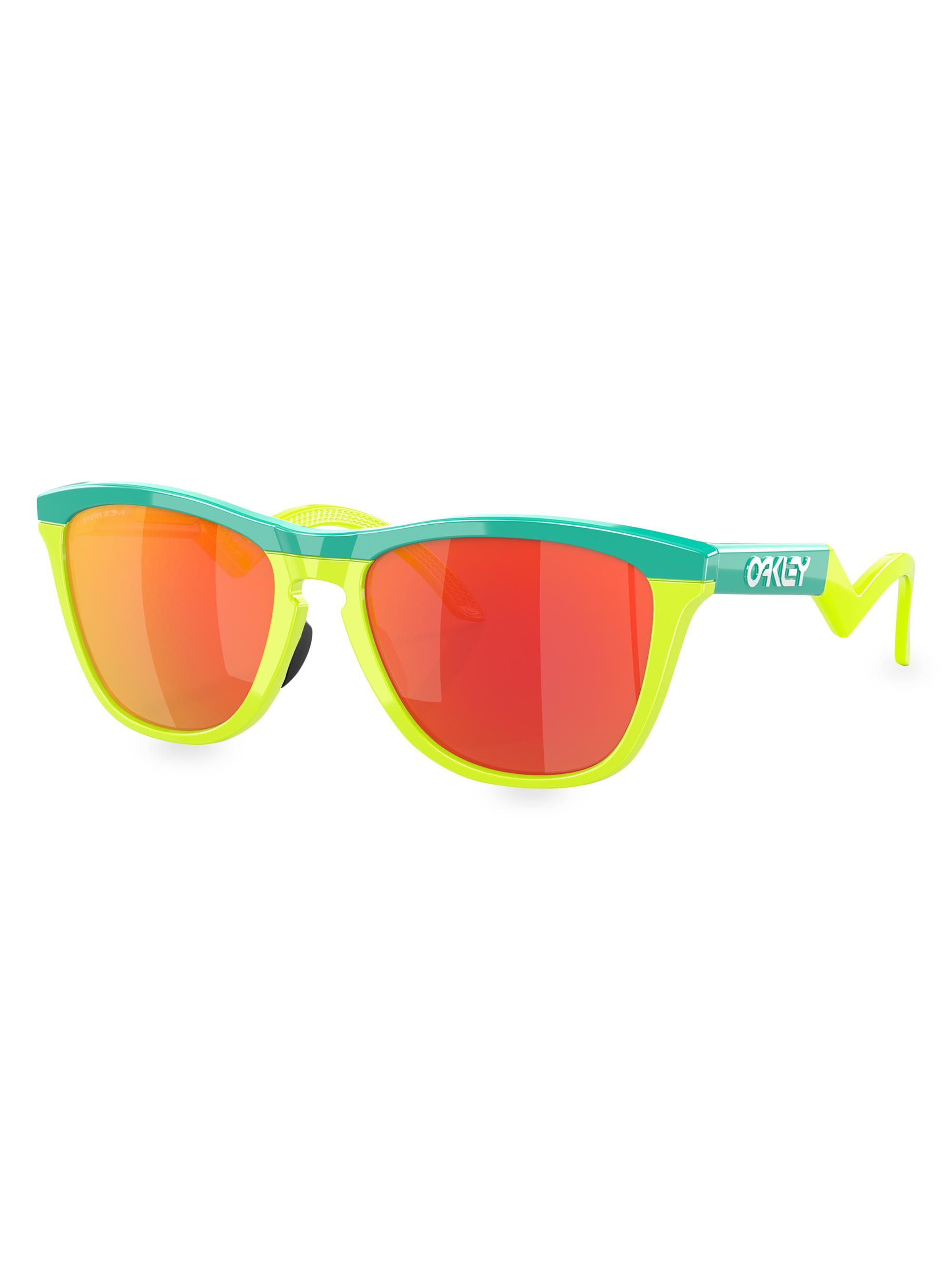 Oakley Men's 55MM Abstract Sunglasses - Red Green Yellow