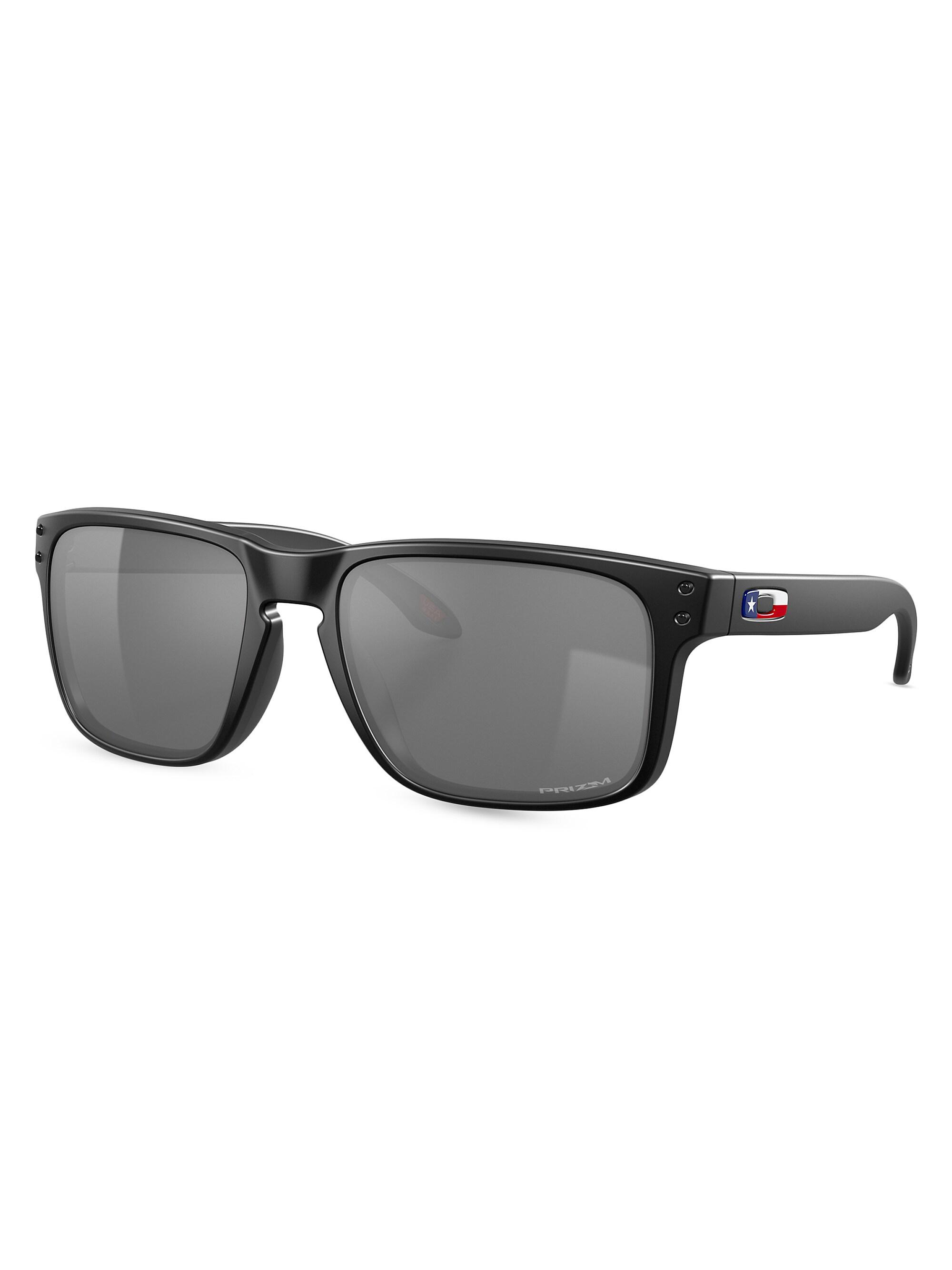 Oakley Men's 55MM Rectangular Sunglasses - Black