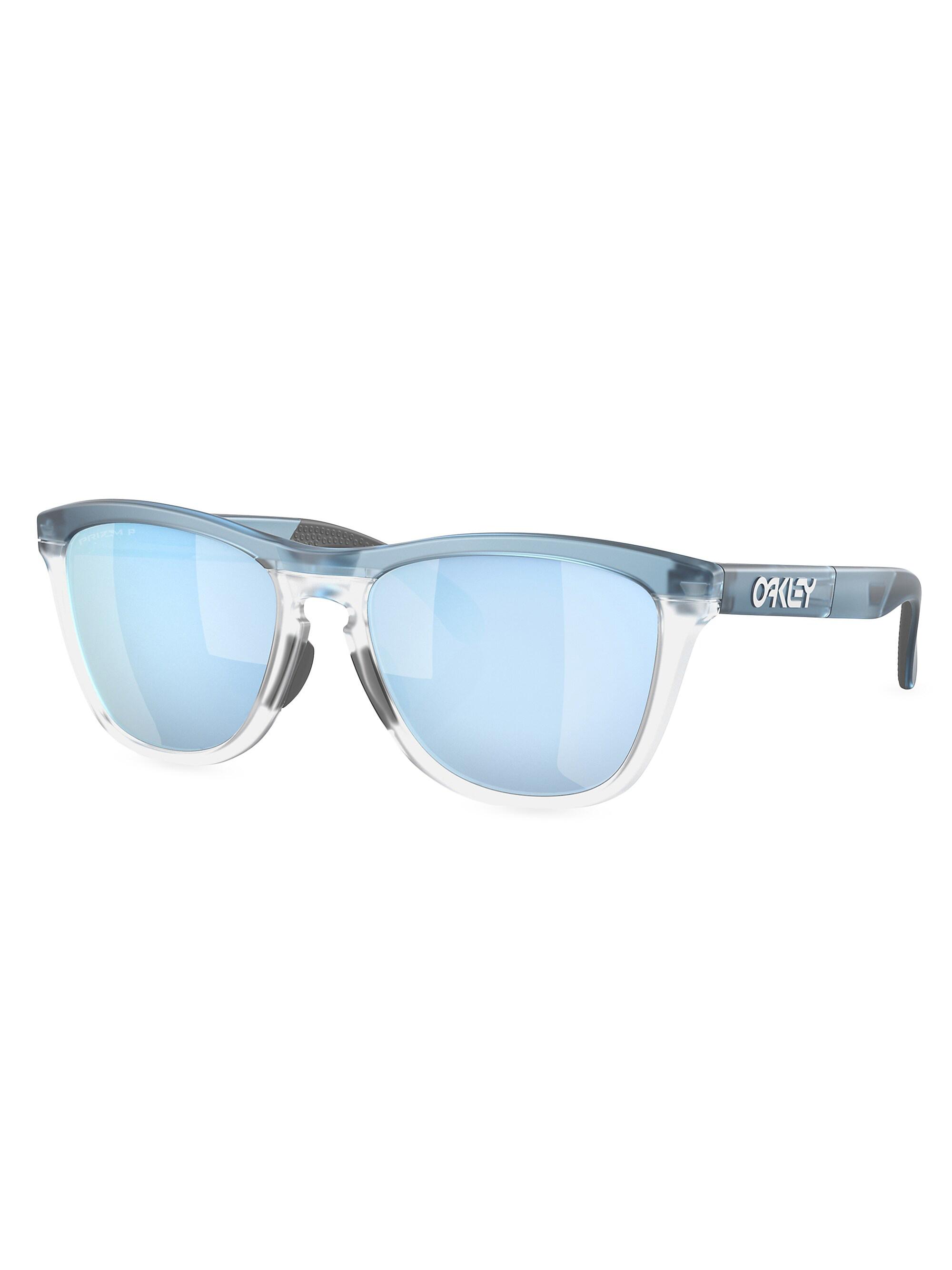 Oakley Men's 55MM Round Sunglasses - Grey