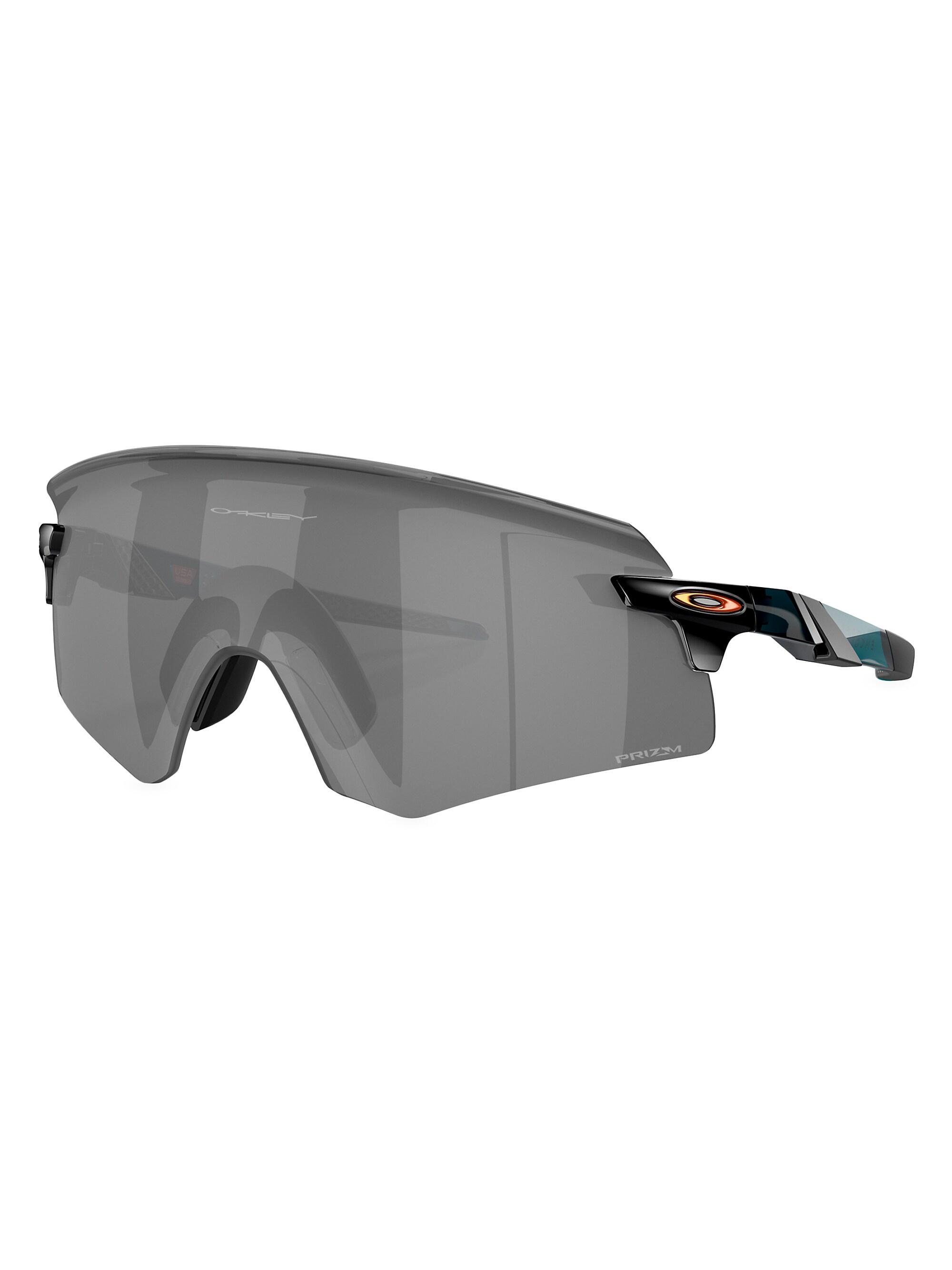 Oakley Men's Prizm Rectangle Sunglasses - Shiny Black