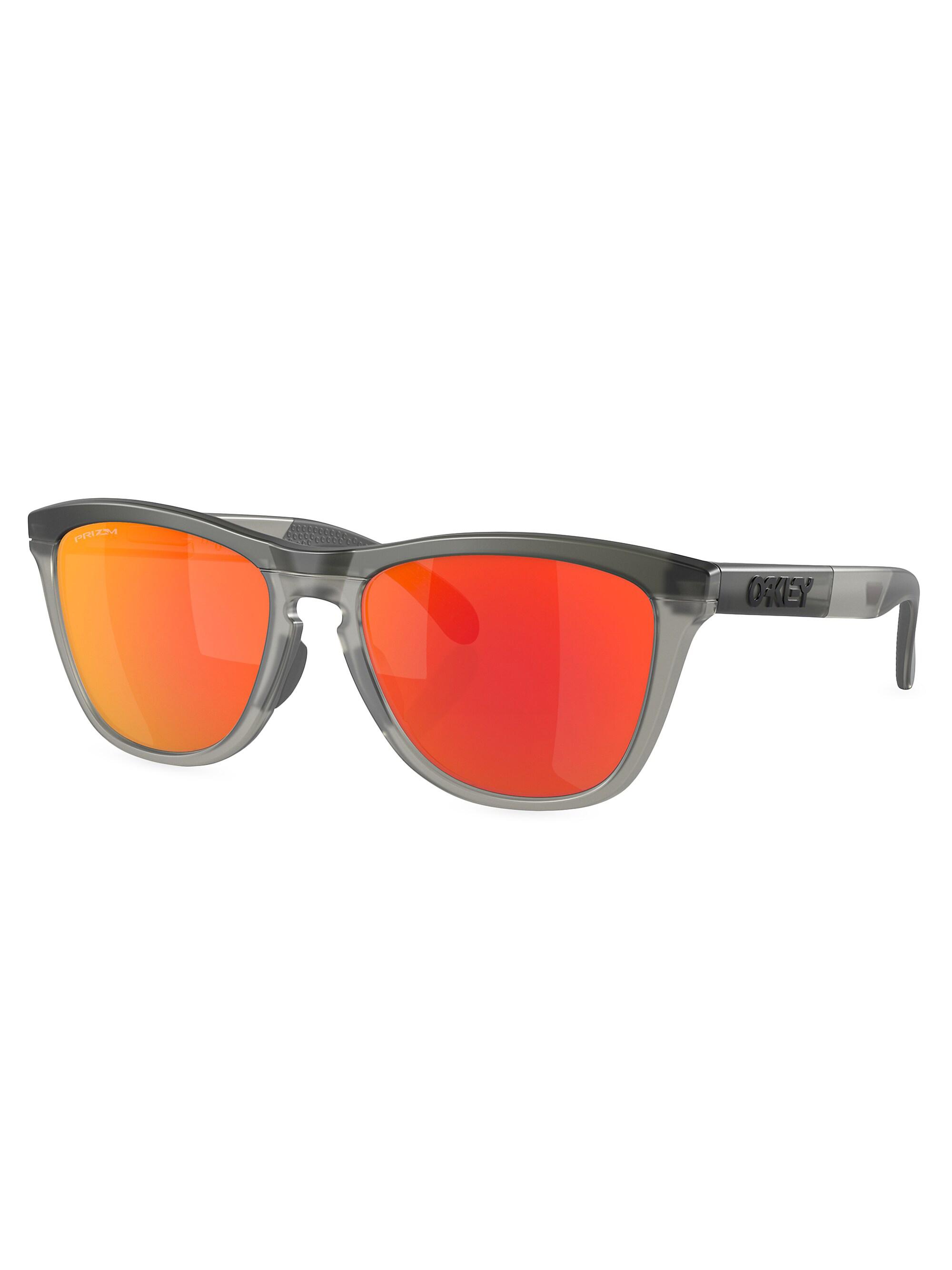 Oakley Men's 55MM Round Sunglasses - Smoke
